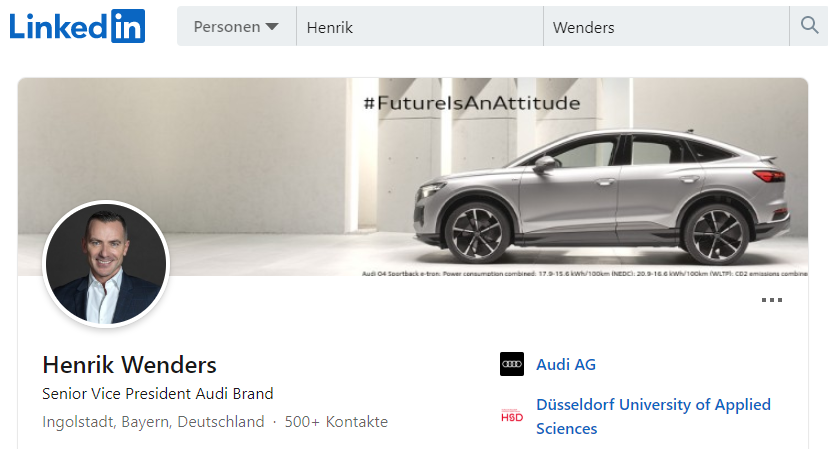 Henrik Wenders at LinkedIn