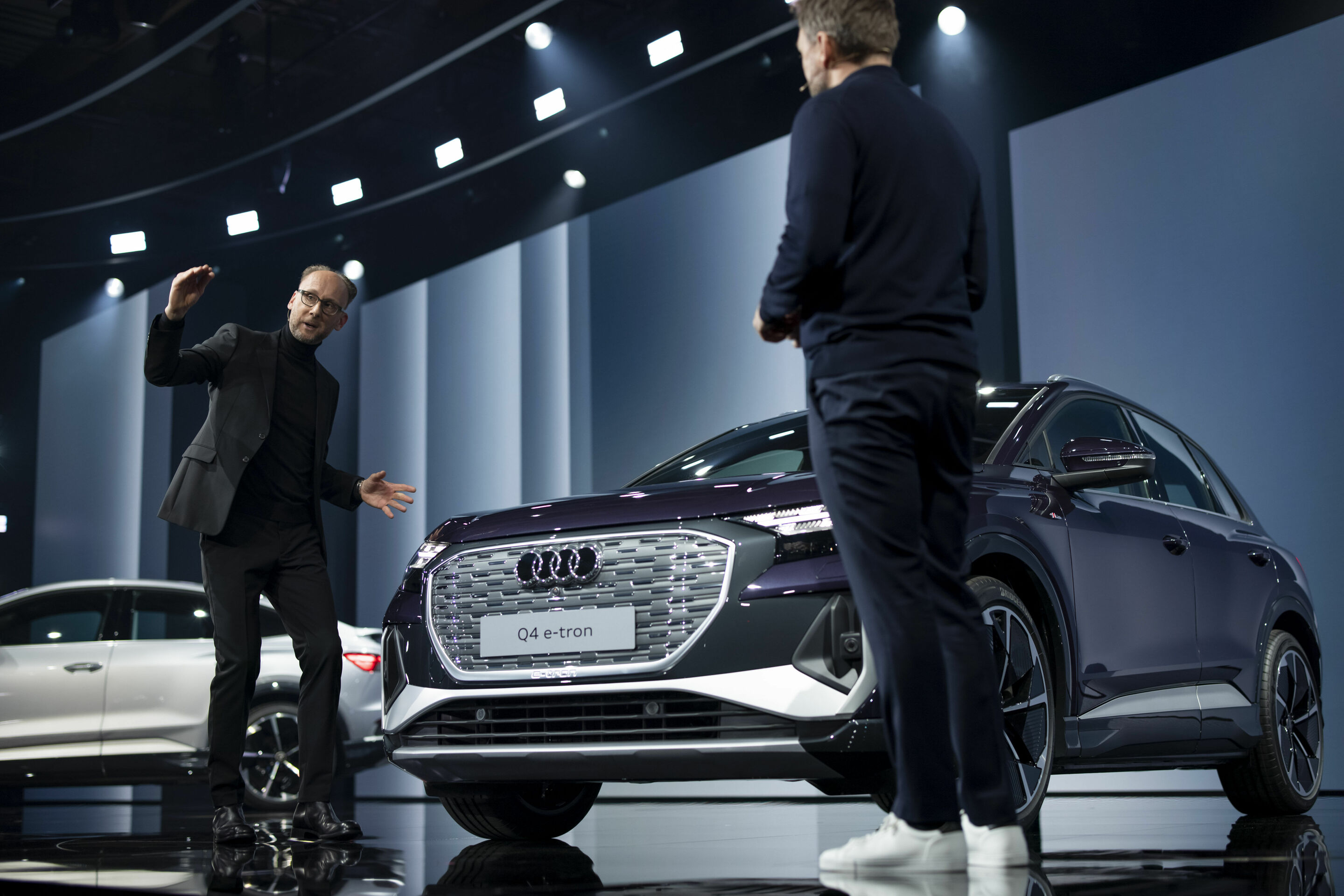 World premiere of the Audi Q4 e-tron: Celebration of Progress