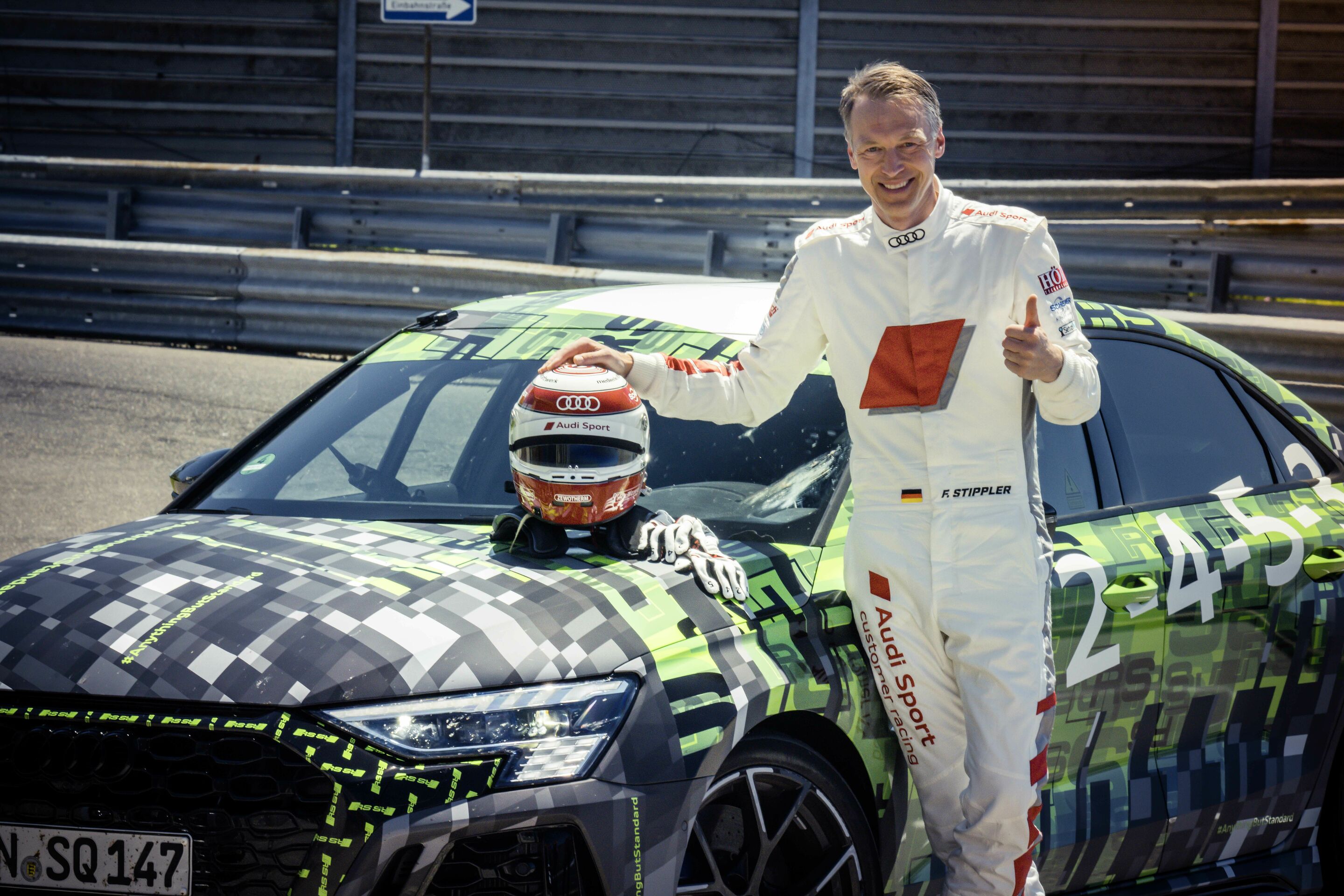 Audi RS 3 Rekordfahrt Nürburgring Nordschleife