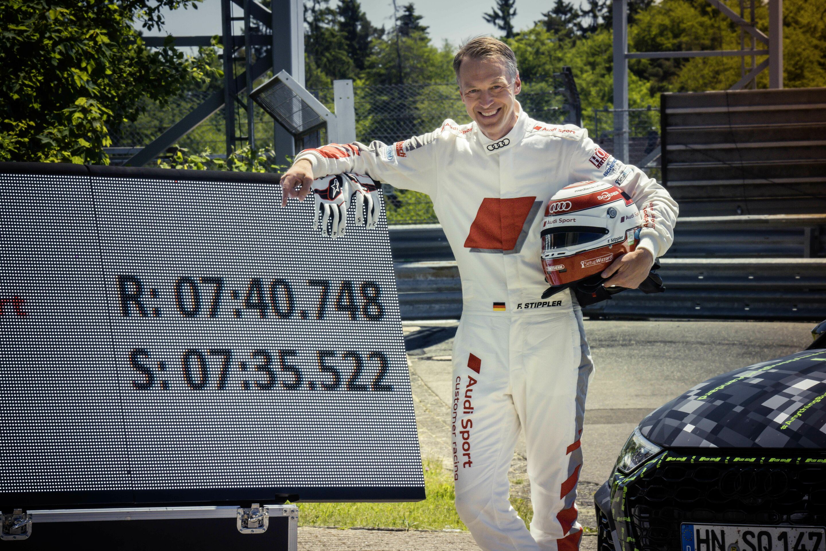 Audi RS 3 Rekordfahrt Nürburgring Nordschleife