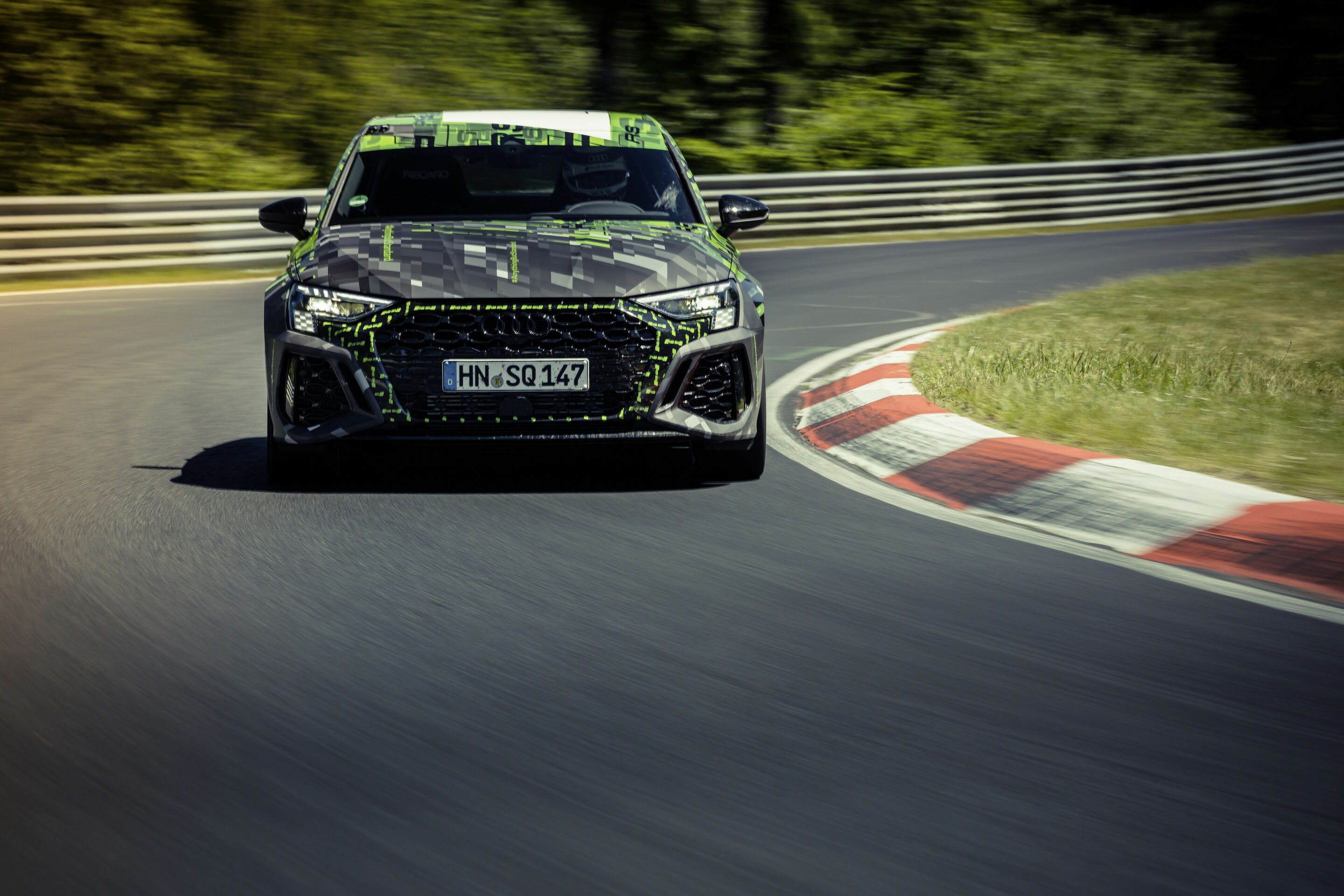 Audi RS 3 Rekordfahrt Nürburgring Nordschleife