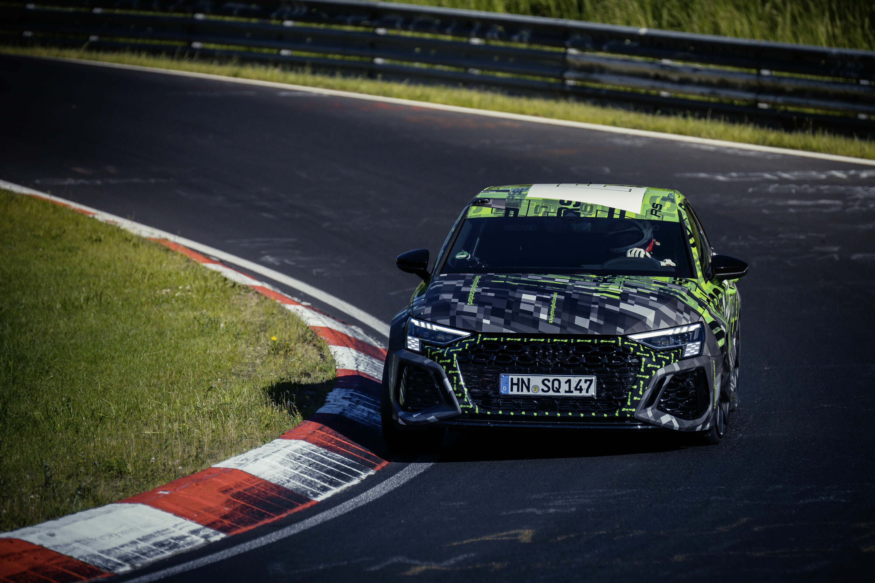 Audi RS 3 Rekordfahrt Nürburgring Nordschleife