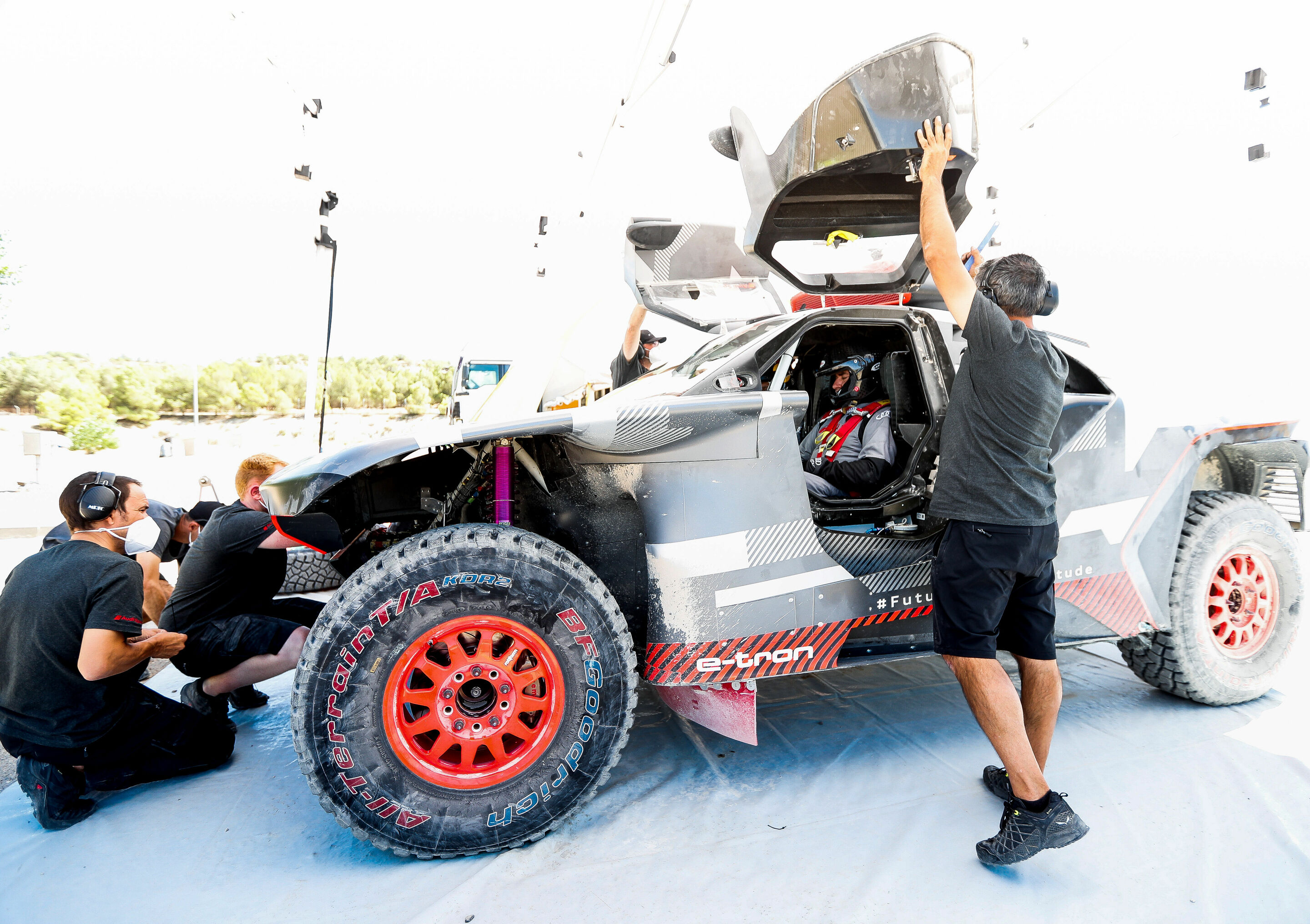 Dakar test Zaragoza, August 2021