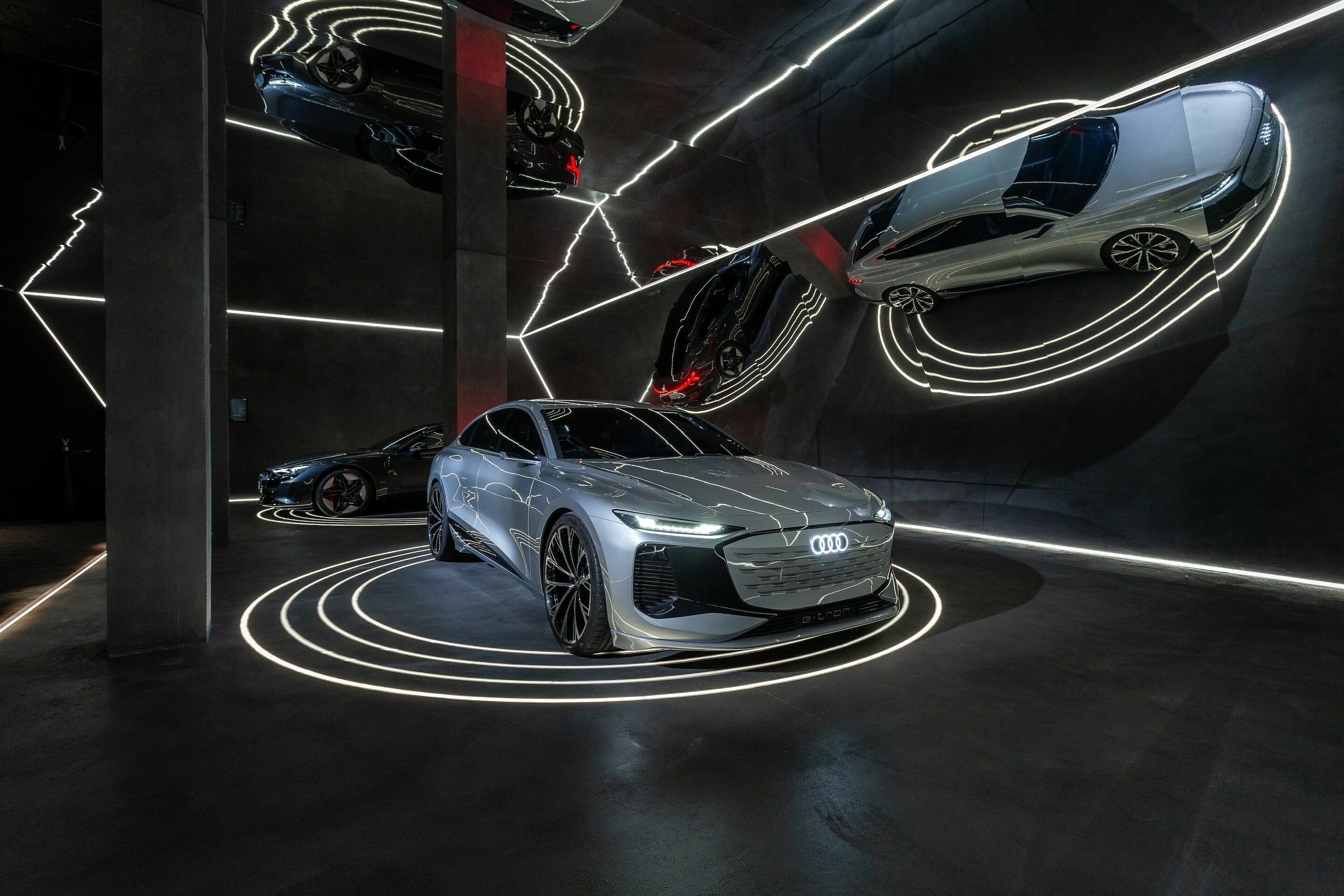 Audi A6 e-tron concept auf der Milan Design Week
