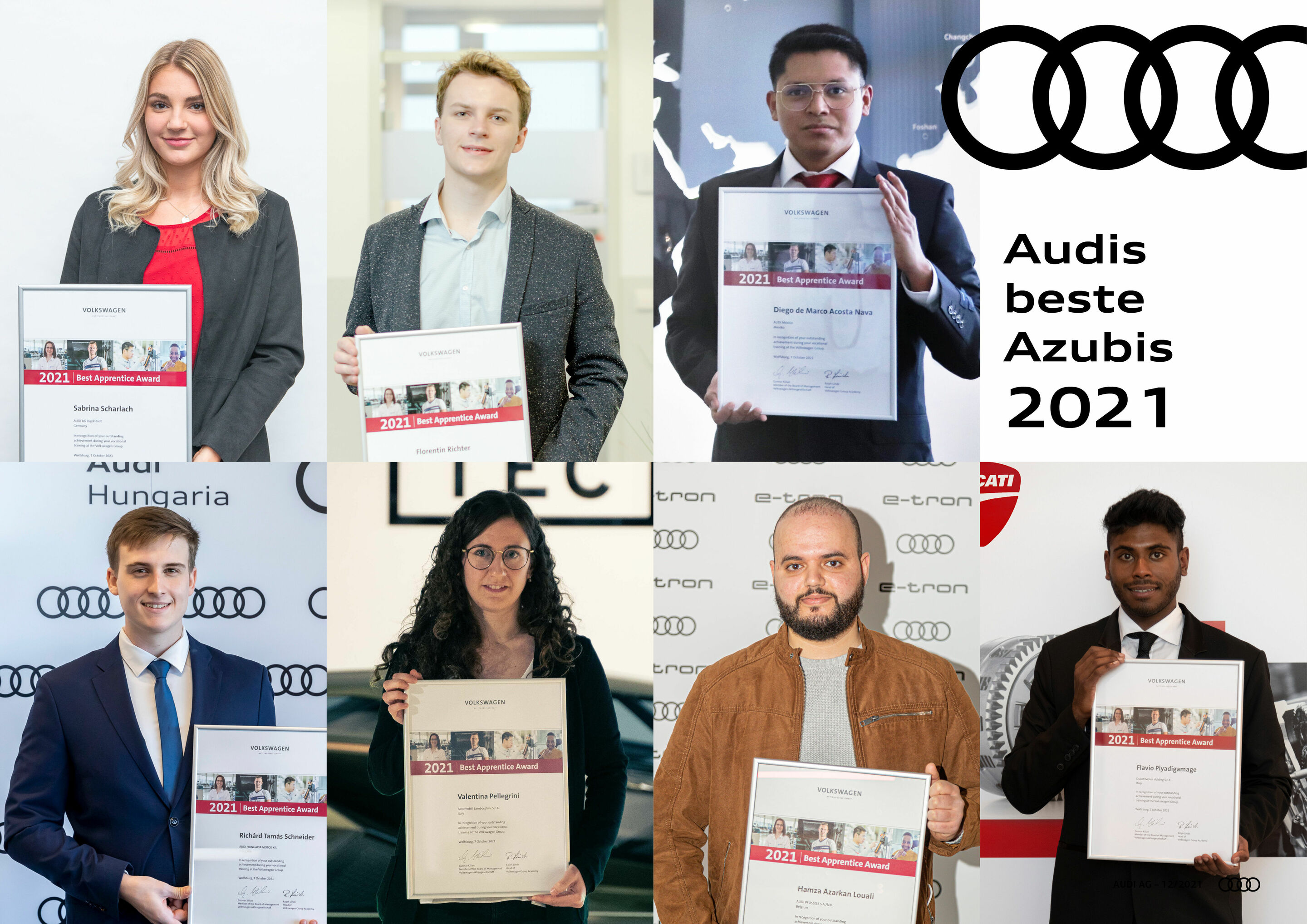 Audi’s 2021 Best Apprentices