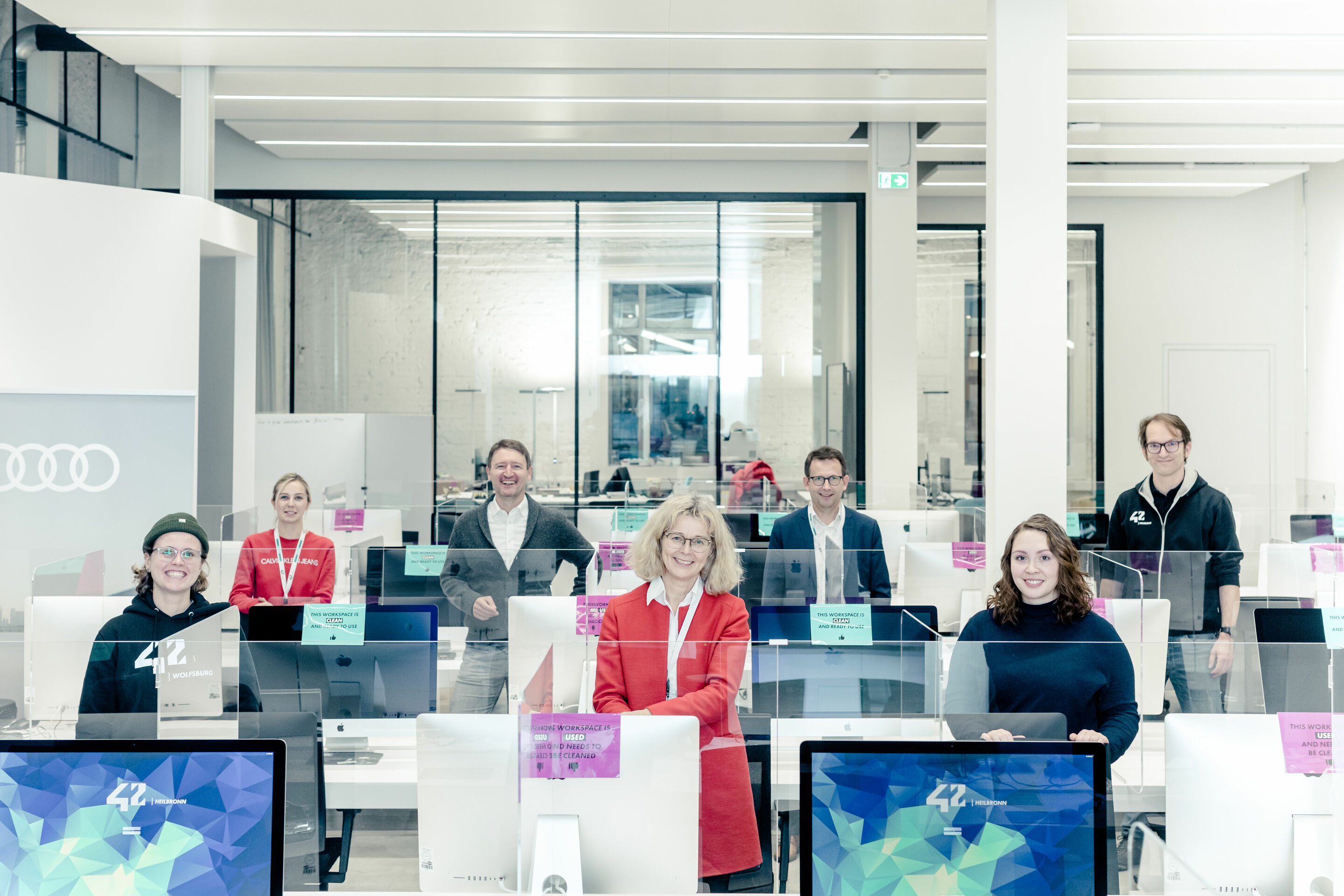 Audi supporting 42Heilbronn and 42Wolfsburg programming schools