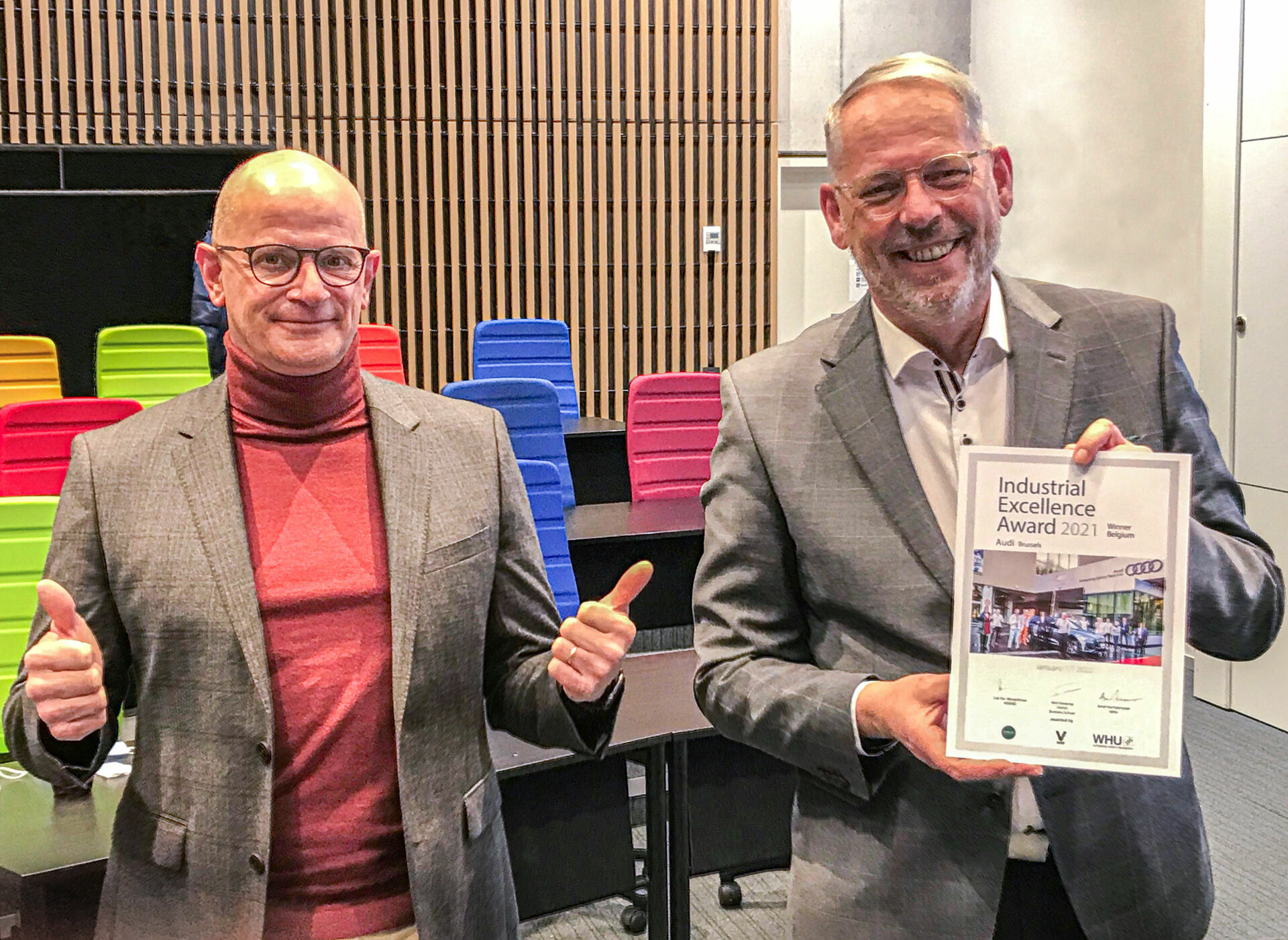 Audi Brussels gewinnt den Industrial Excellence Award Belgium 2021