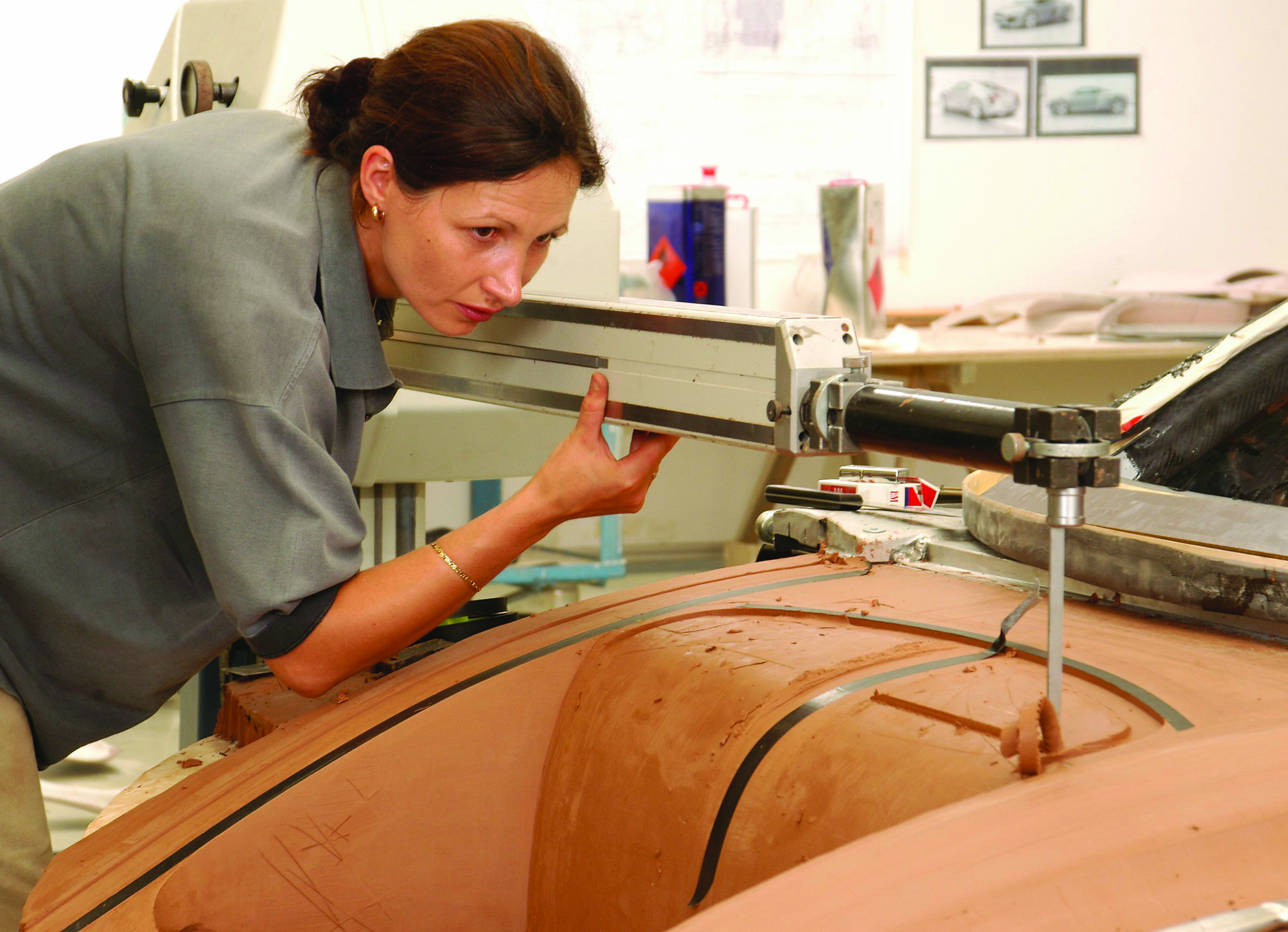 Making of the Audi Le Mans quattro: Craftsmanship and high-tech are applied when forming the clay model