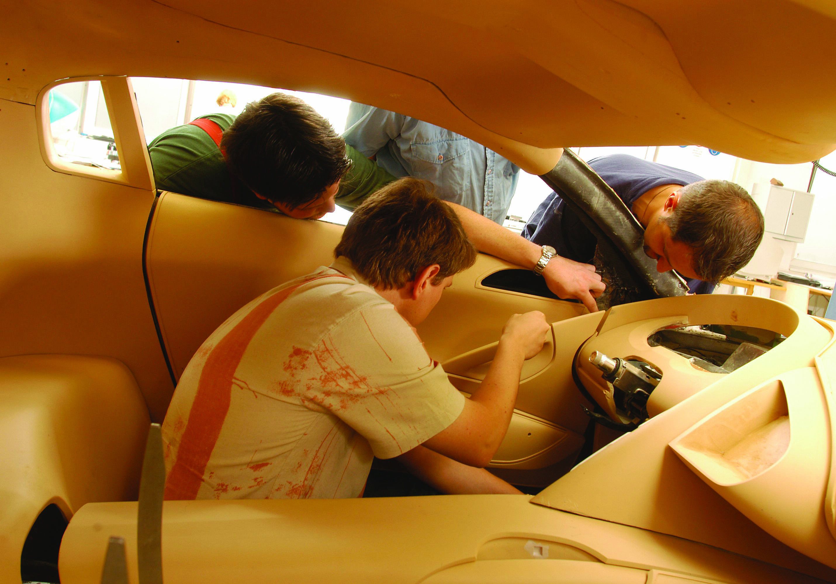Making of the Audi Le Mans quattro: The interior takes shape