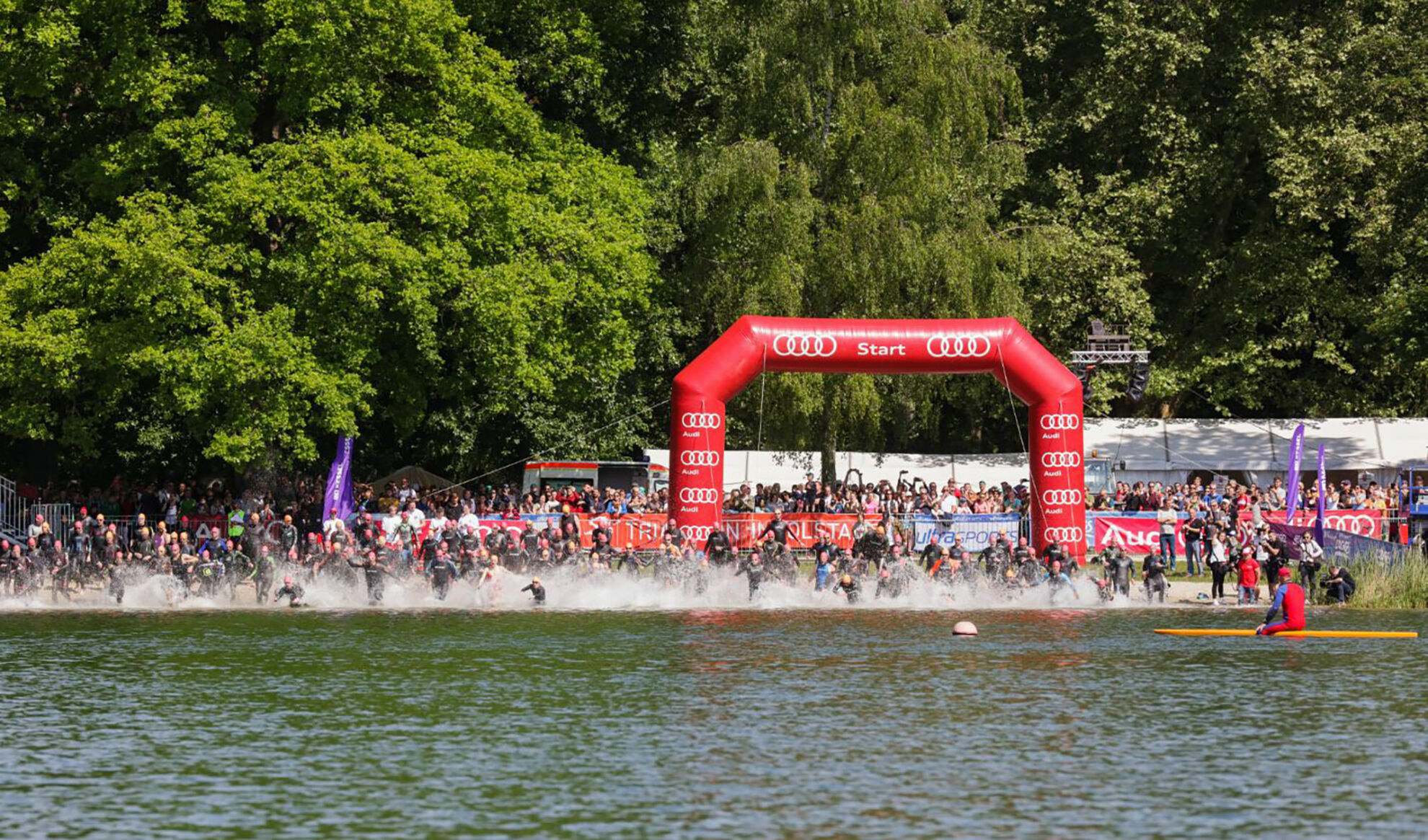 Good neighbor Audi strengthens region and acts as title sponsor at Triathlon Ingolstadt