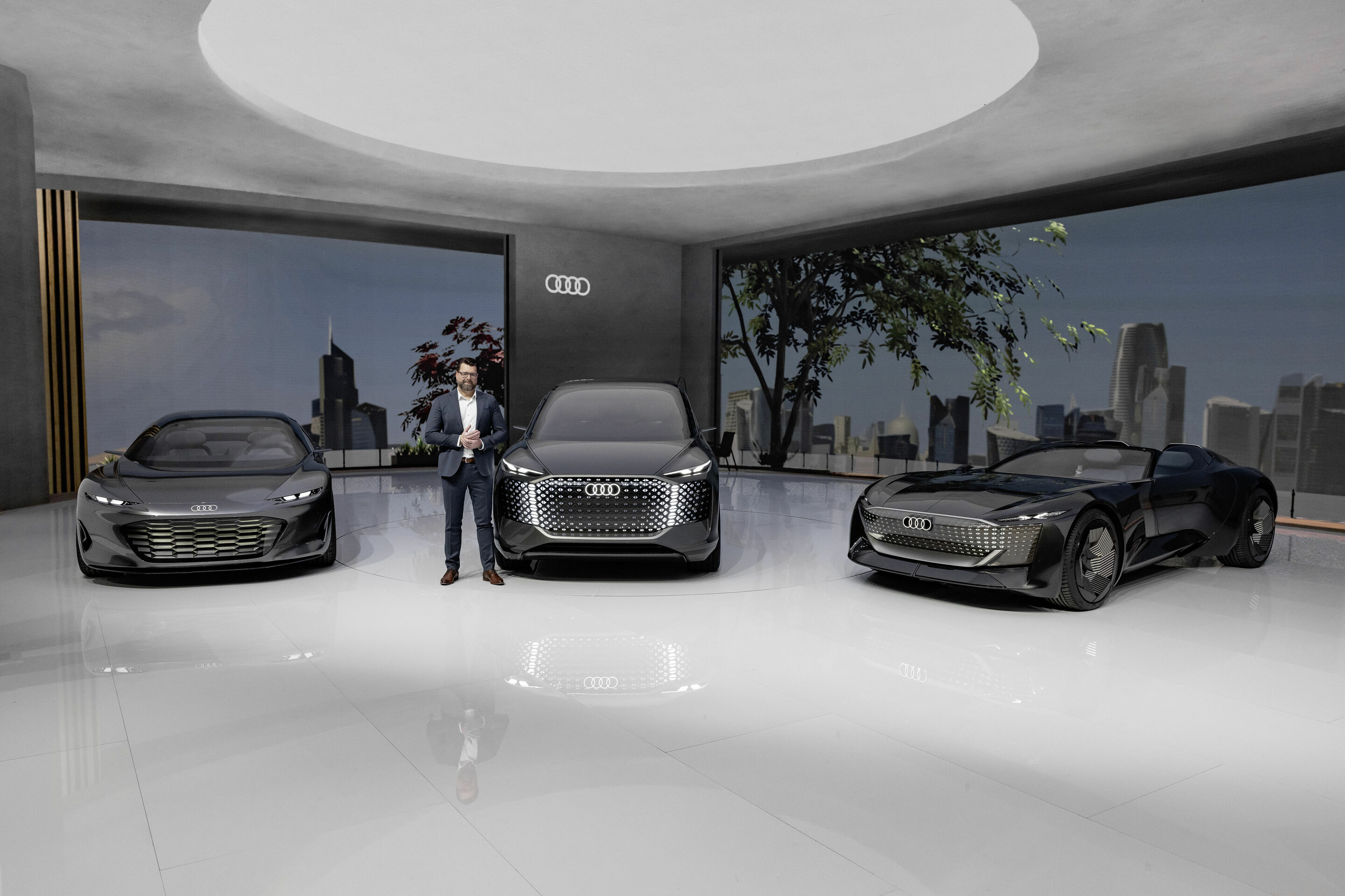 World Premiere Audi urbansphere concept – Celebration of Progress
