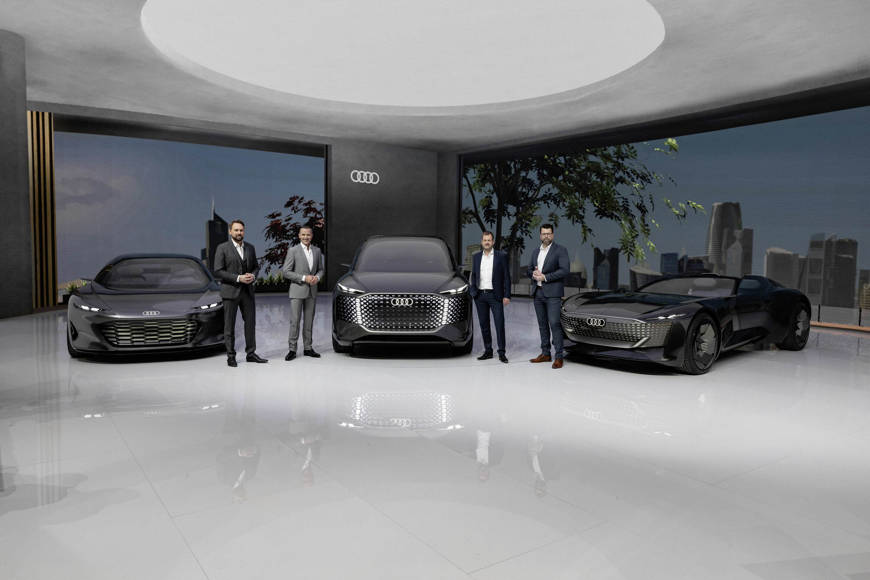 Weltpremiere Audi urbansphere concept – Celebration of Progress