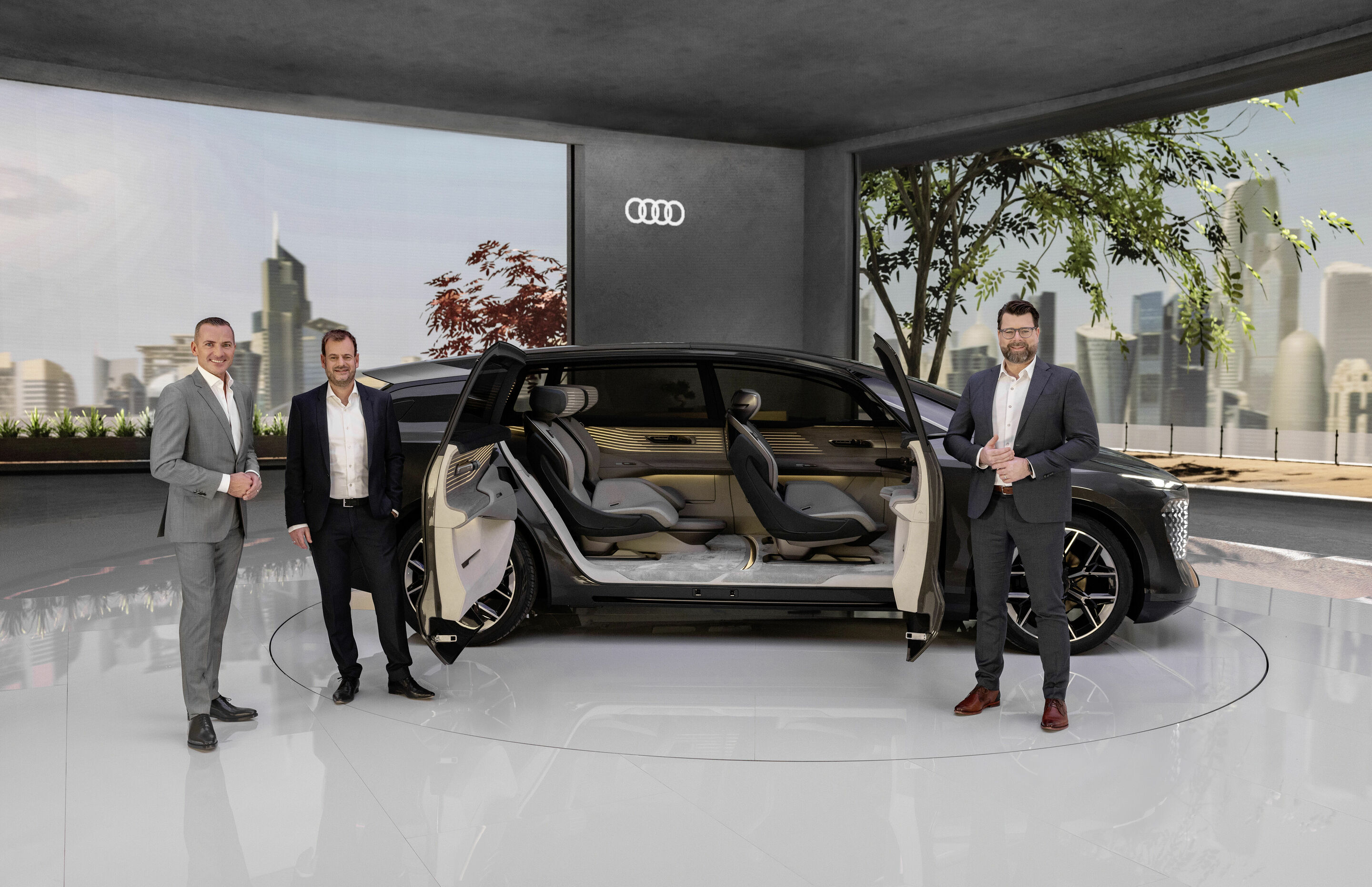 Weltpremiere Audi urbansphere concept – Celebration of Progress