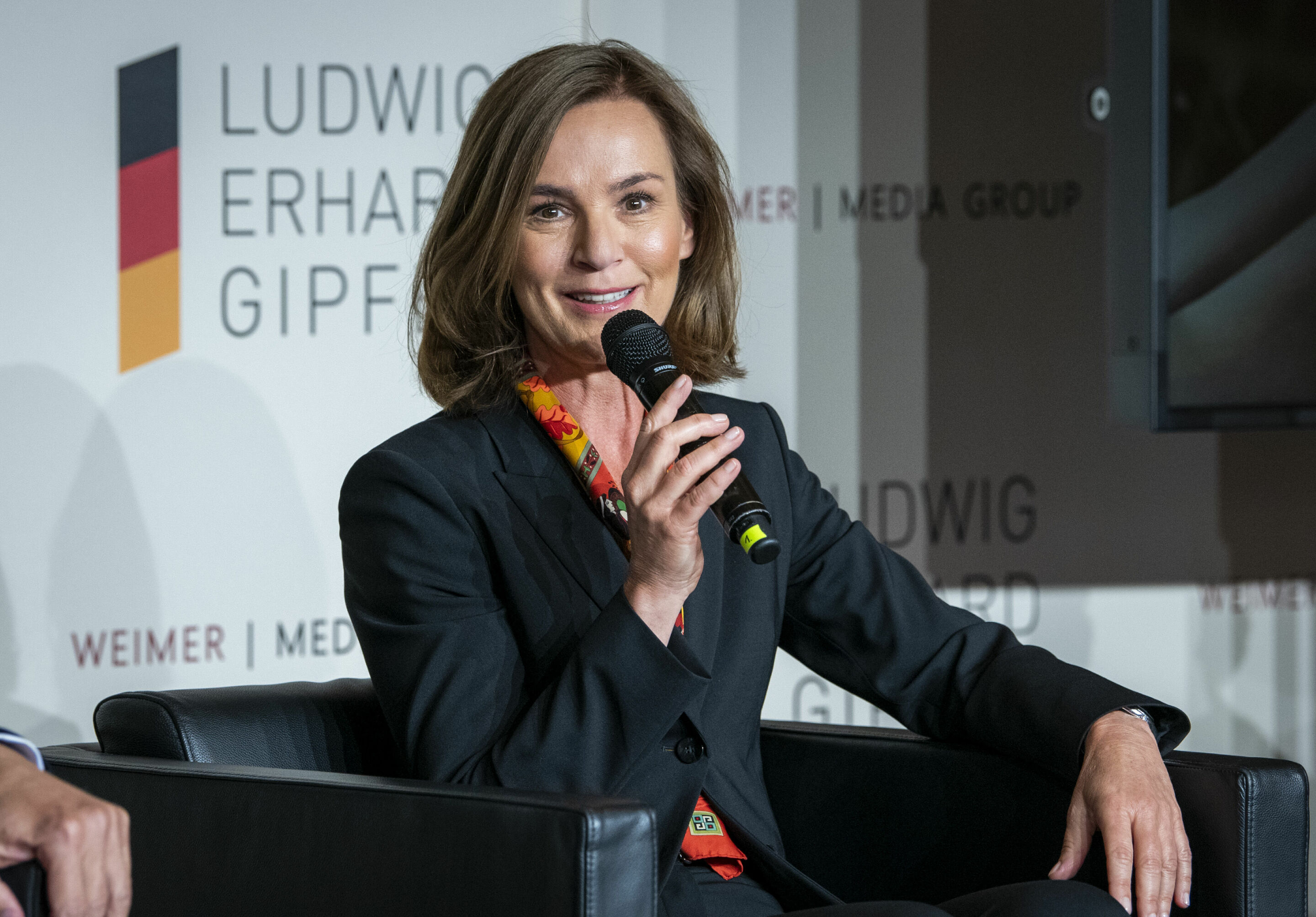 Hildegard Wortmann, Mitglied des Vorstands für Vertrieb und Marketing, beim Ludwig Erhardt Gipfel