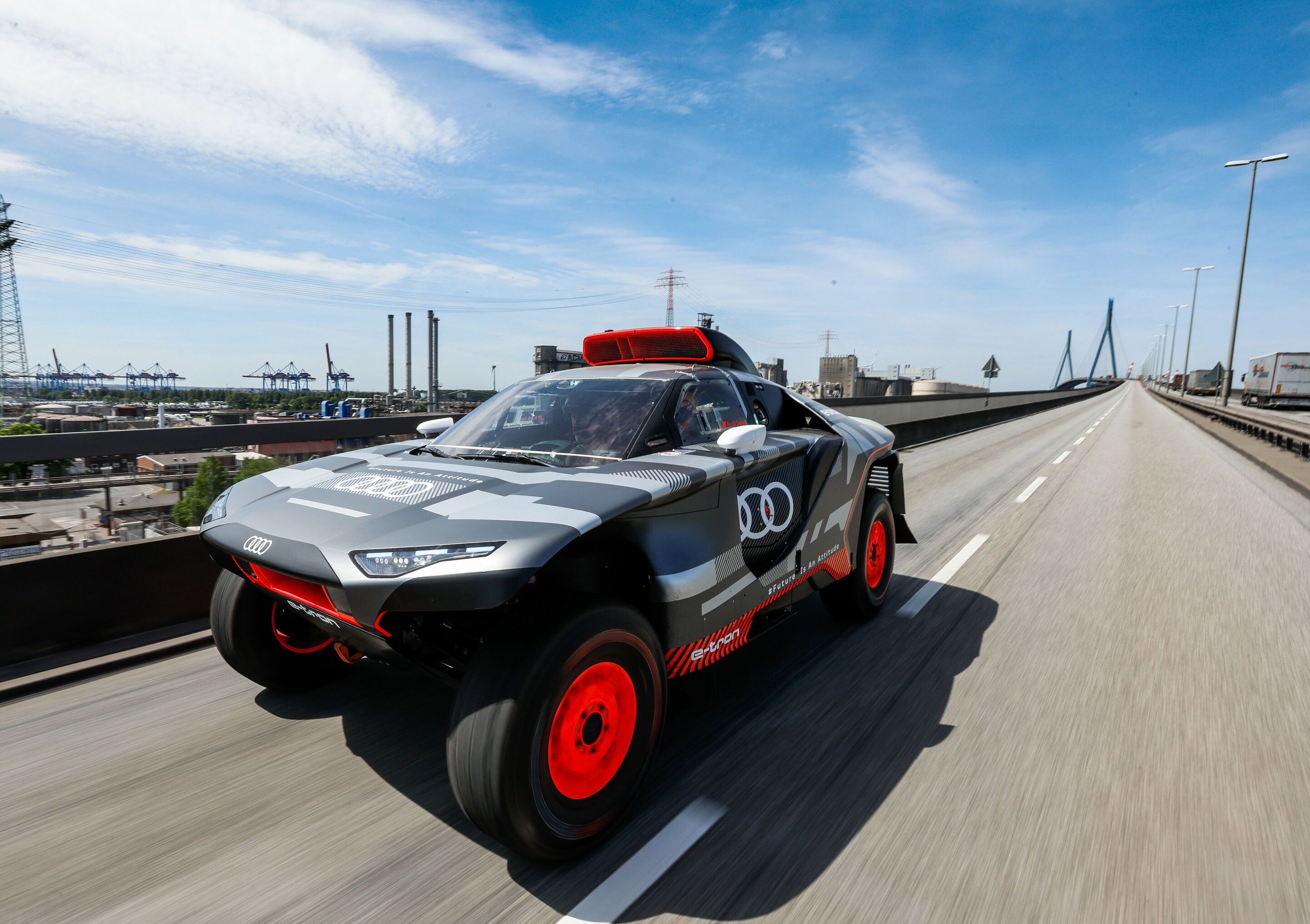 Audi RS Q e-tron on tour, Hamburg