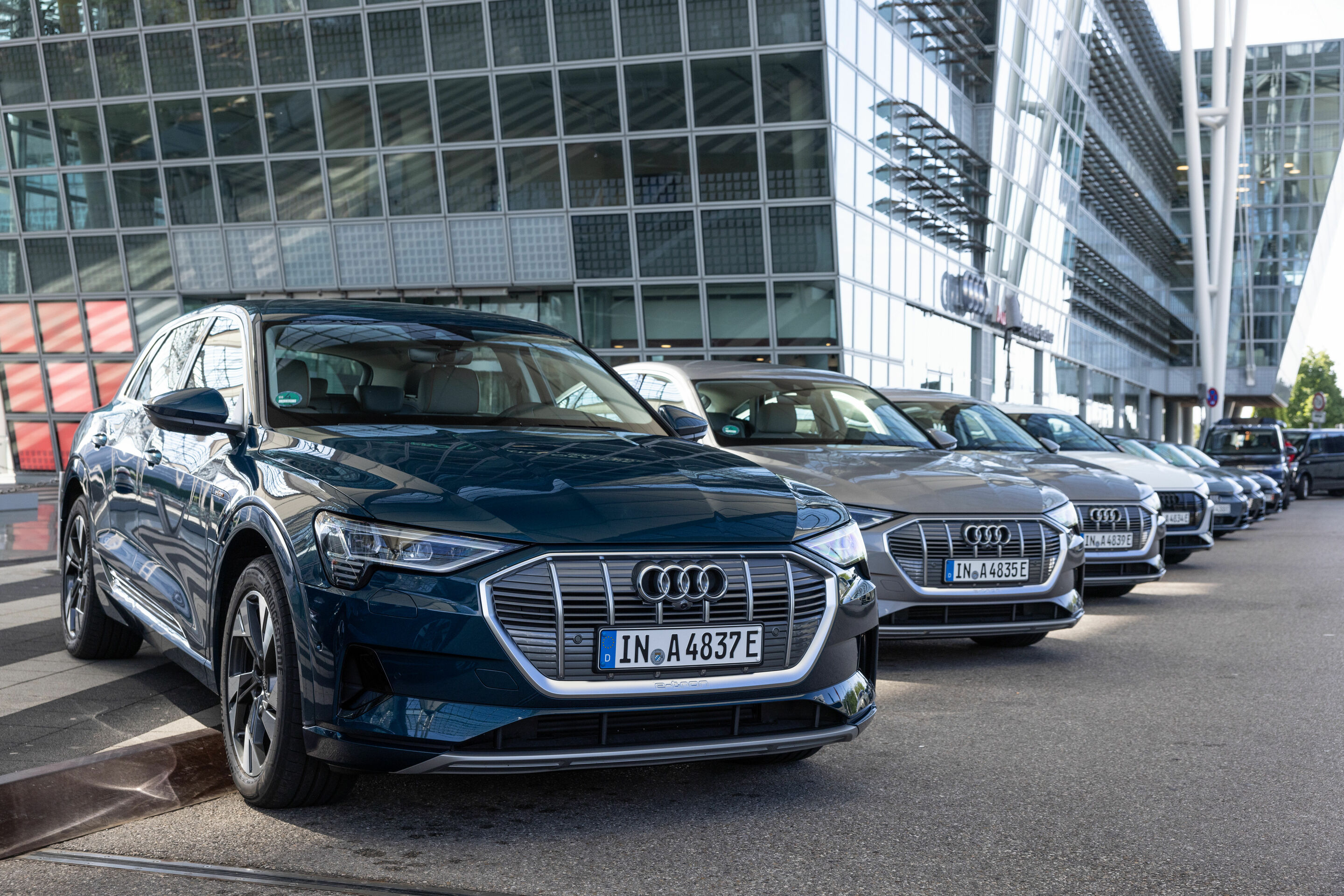 Reichweitenanzeige in den e-tron Modellen