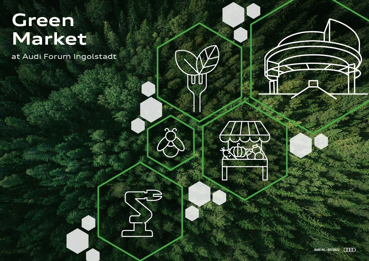 Green Market at Audi Forum Ingolstadt:  A marketplace for sustainability