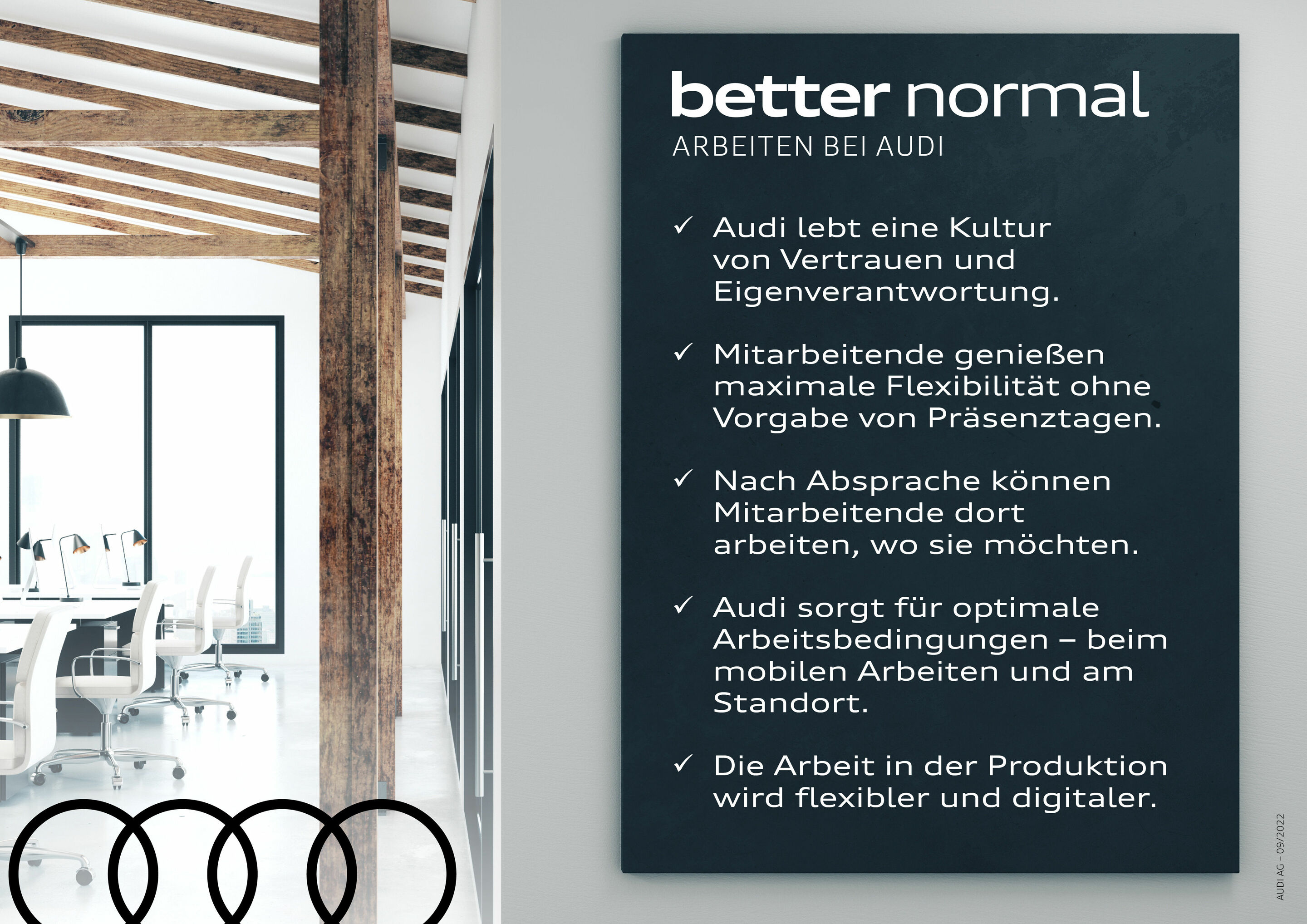 Audi hebt mit neuer Betriebsvereinbarung die hybride Arbeitswelt auf das nächste Level
