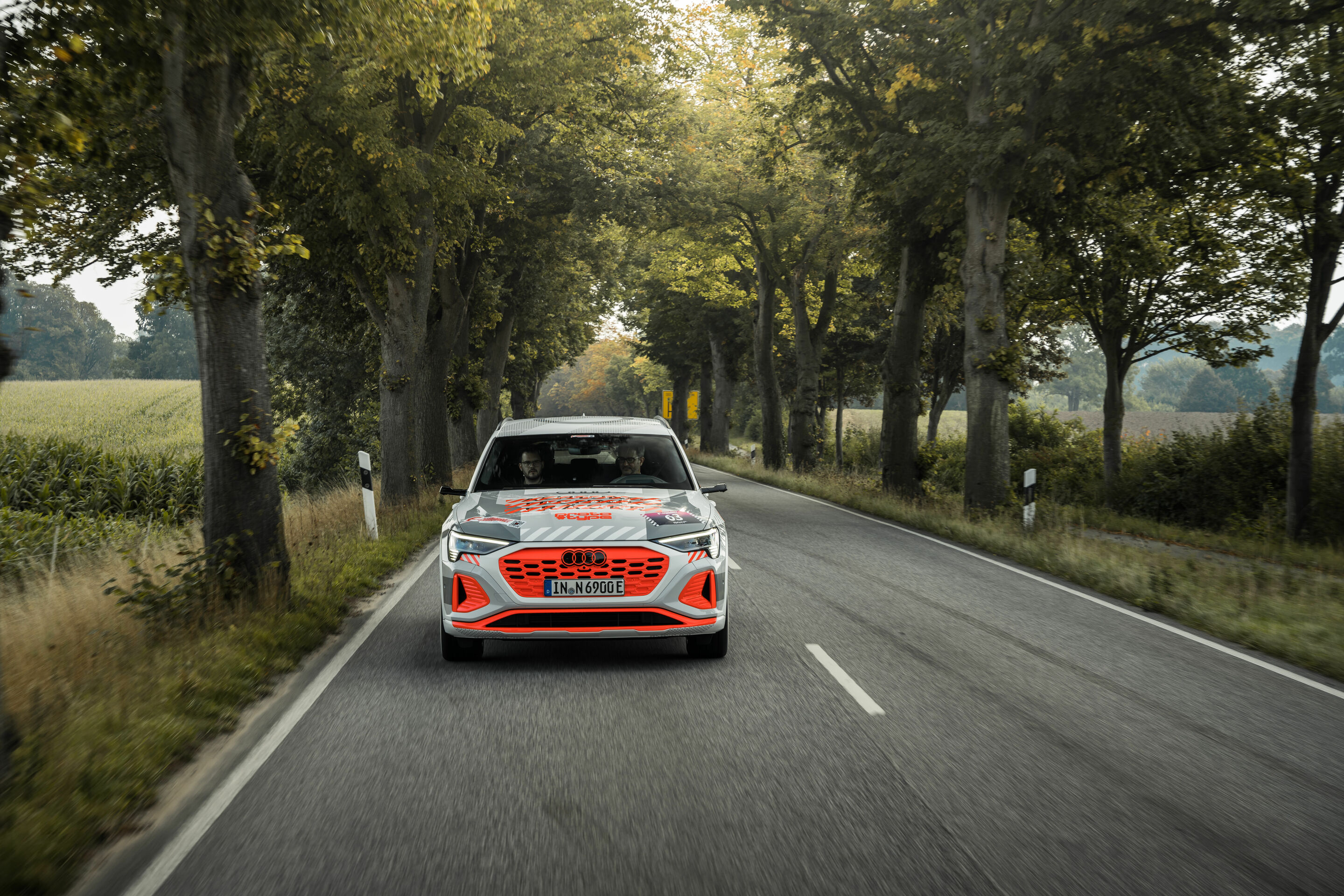 New Audi e-tron prototype at the E-Cannonball