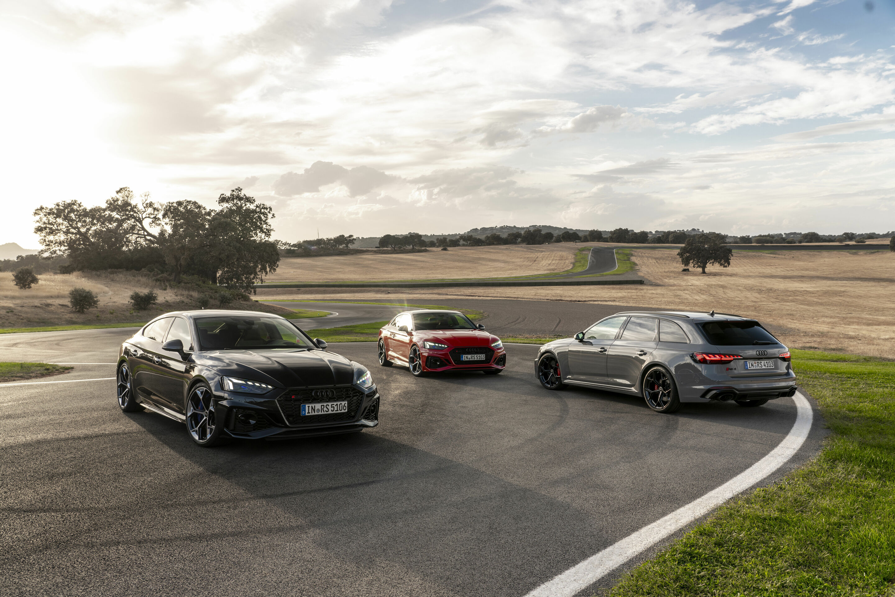 Audi RS 5 Sportback, Audi RS 5 Coupé, Audi RS 4 Avant with competition plus package