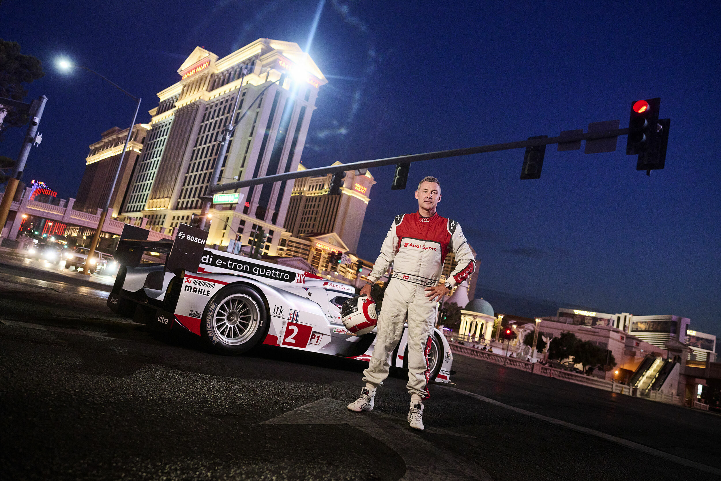 Ken Block and the Audi S1 Hoonitron electrify Las Vegas