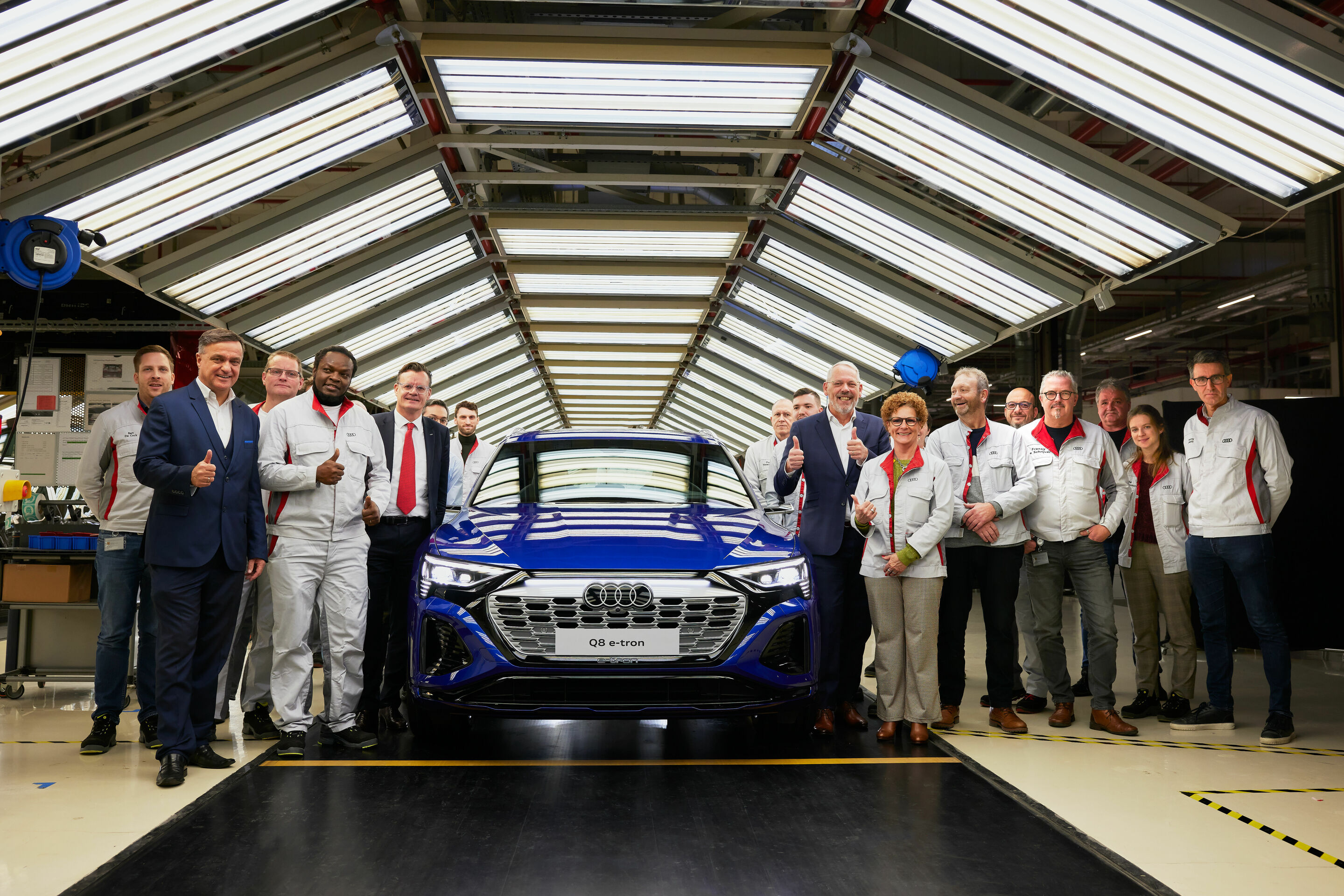 Brussels plant production new Audi Q8 e-tron