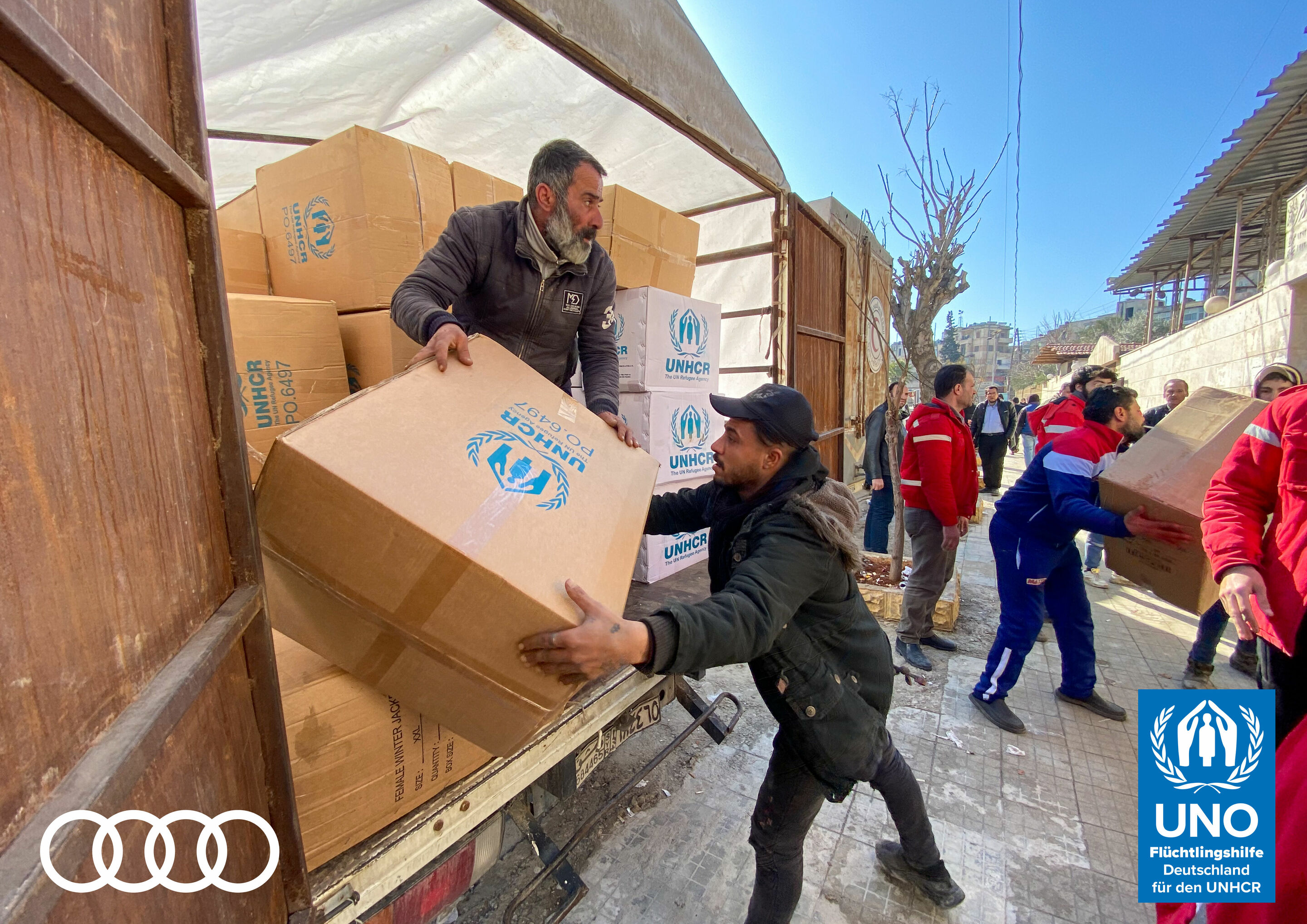 Audi spendet an UNO-Flüchtlingshilfe