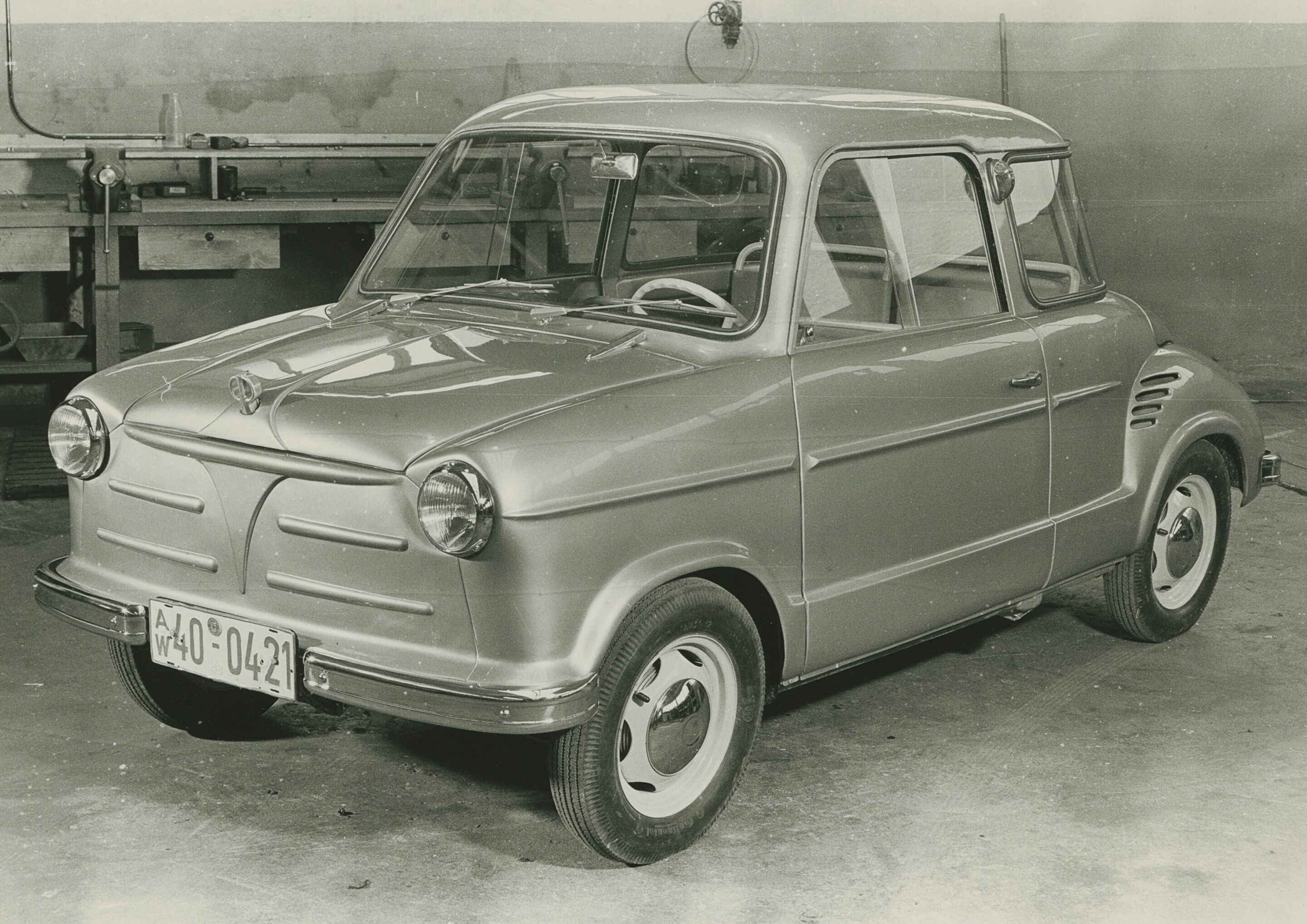 An NSU Prinz prototype from 1956