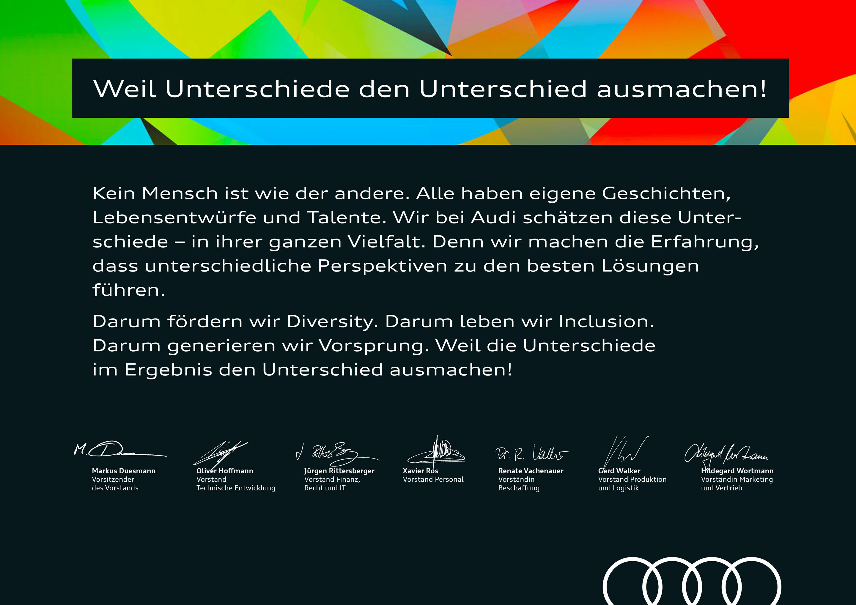 Audi stärkt Diversity & Inclusion