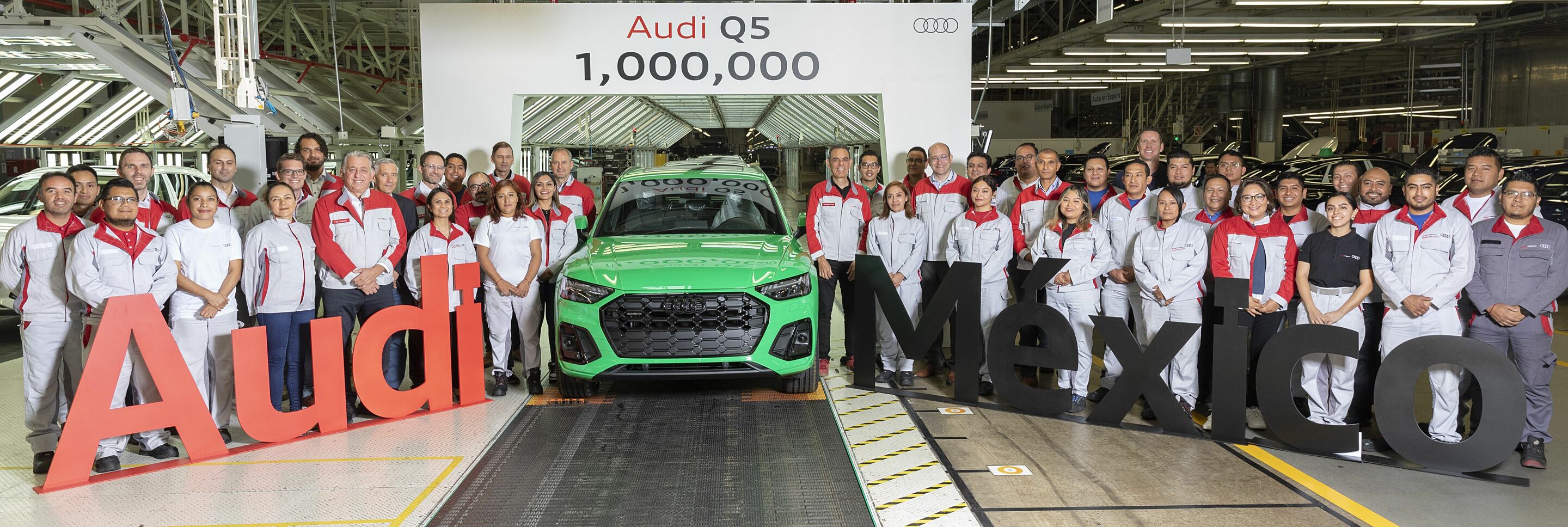 Audi Mexico achieves one million cars milestone ten years after