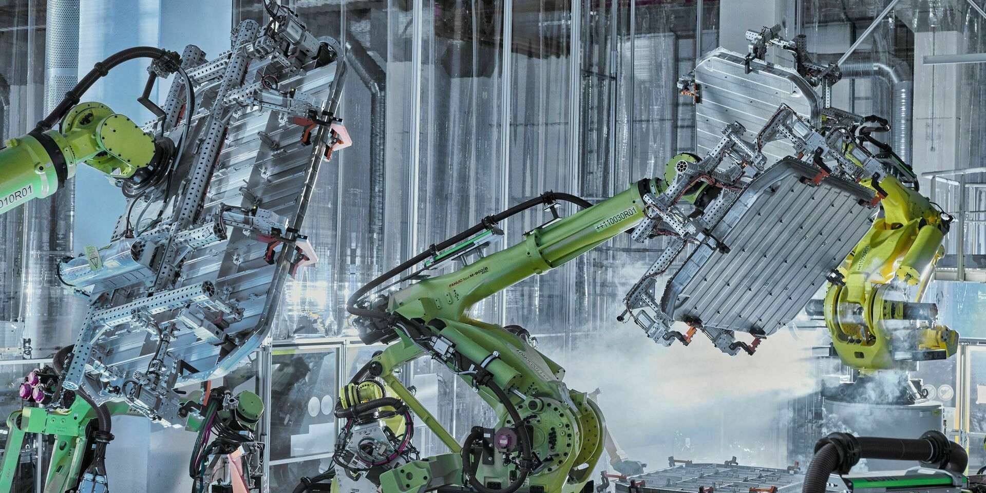 Audi e-tron Production at the CO2-neutral plant of Audi Brussels