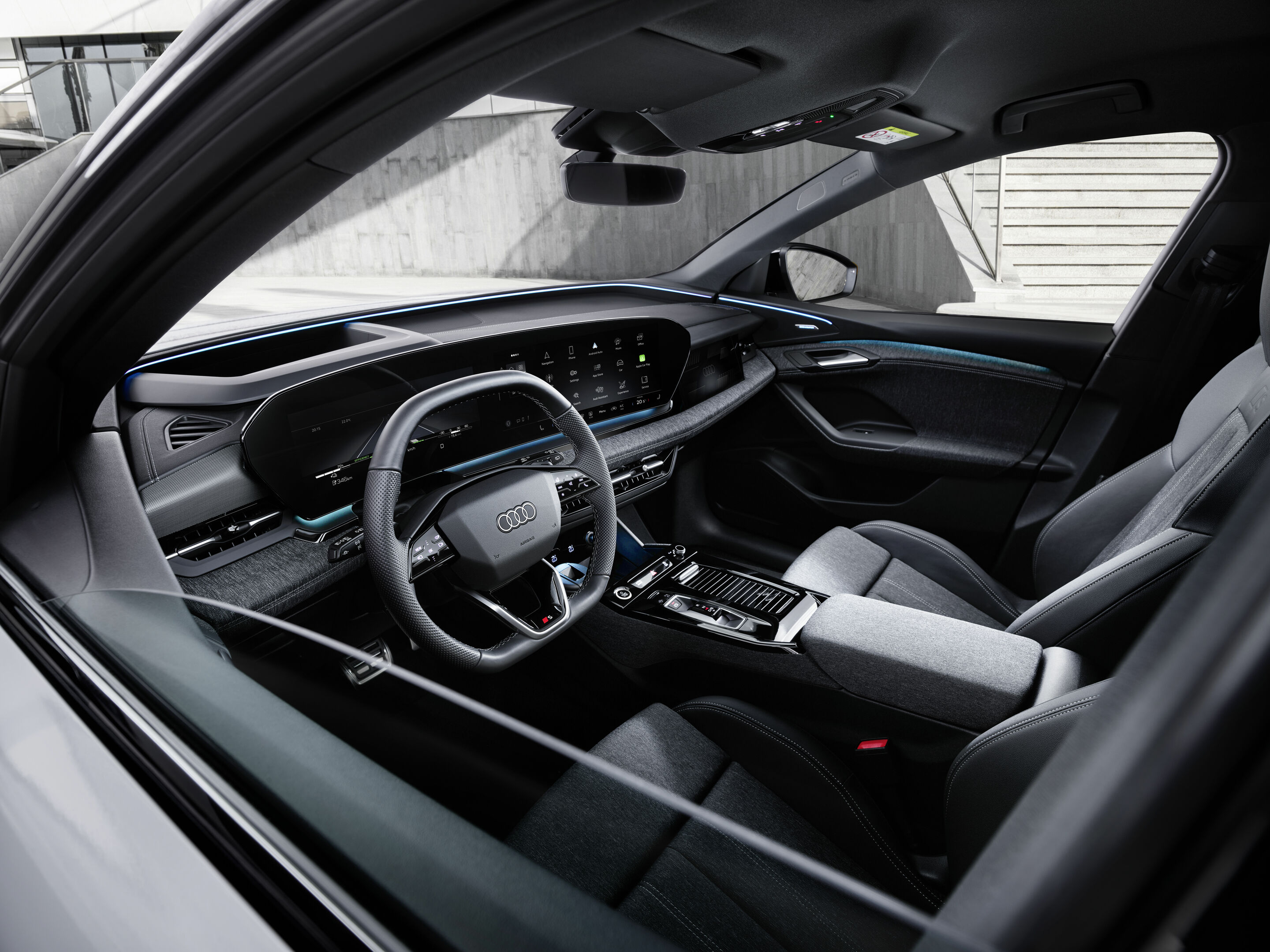 Wie das Interieur des Audi Q6 e-tron die neue Designphilosophie der Marke  in Serie bringt