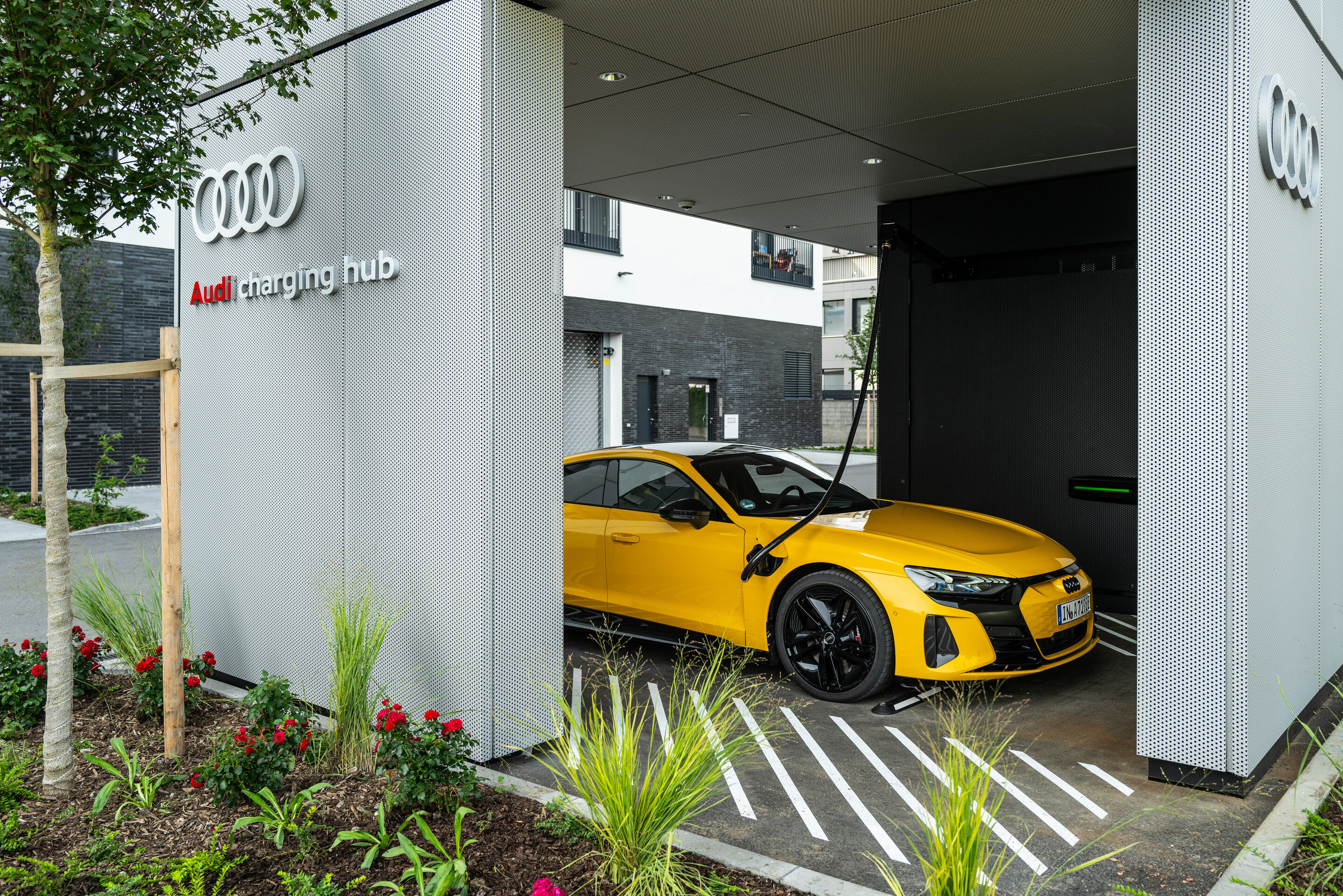 New Audi charging hub opens in Munich