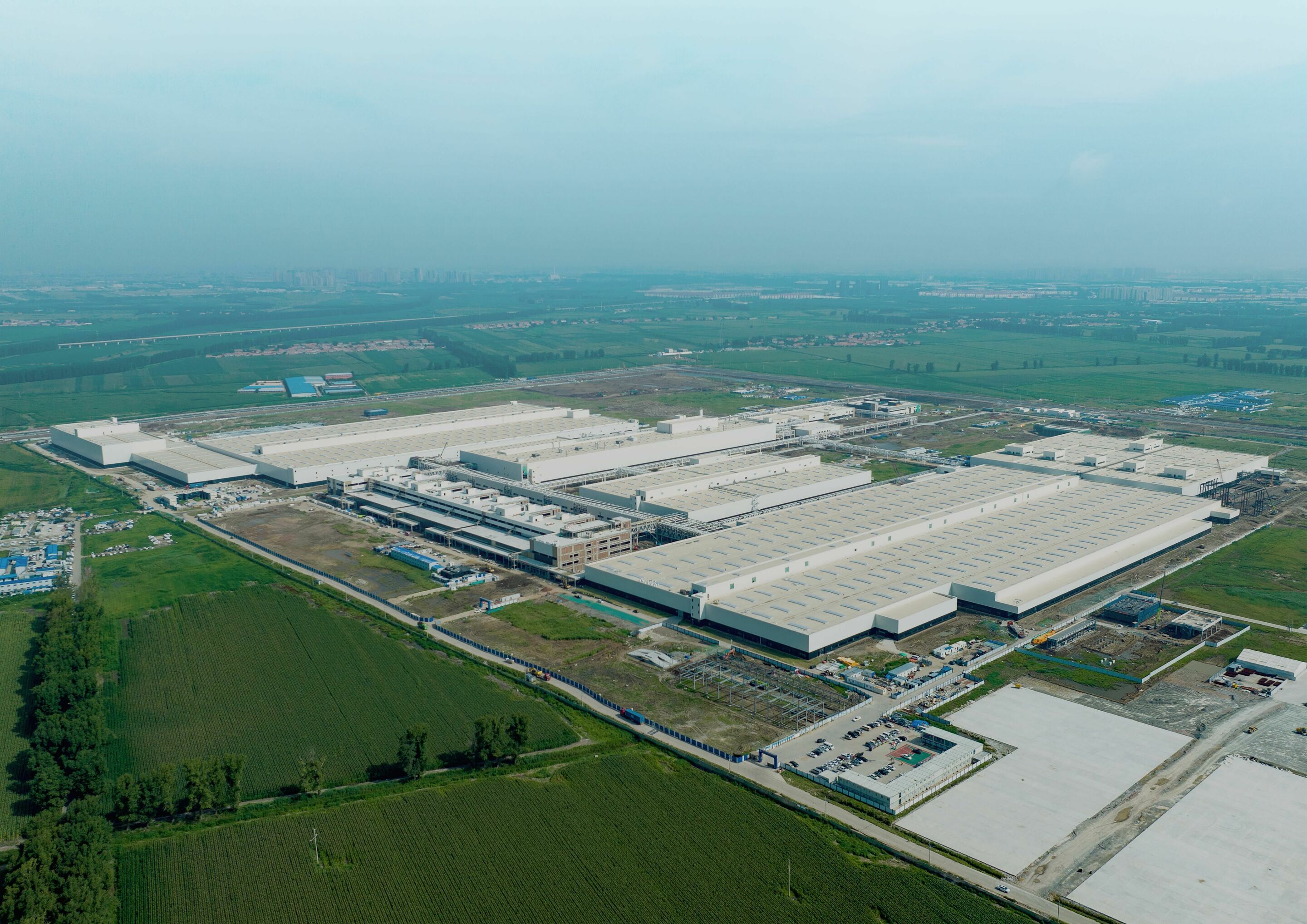A new smart factory is being built