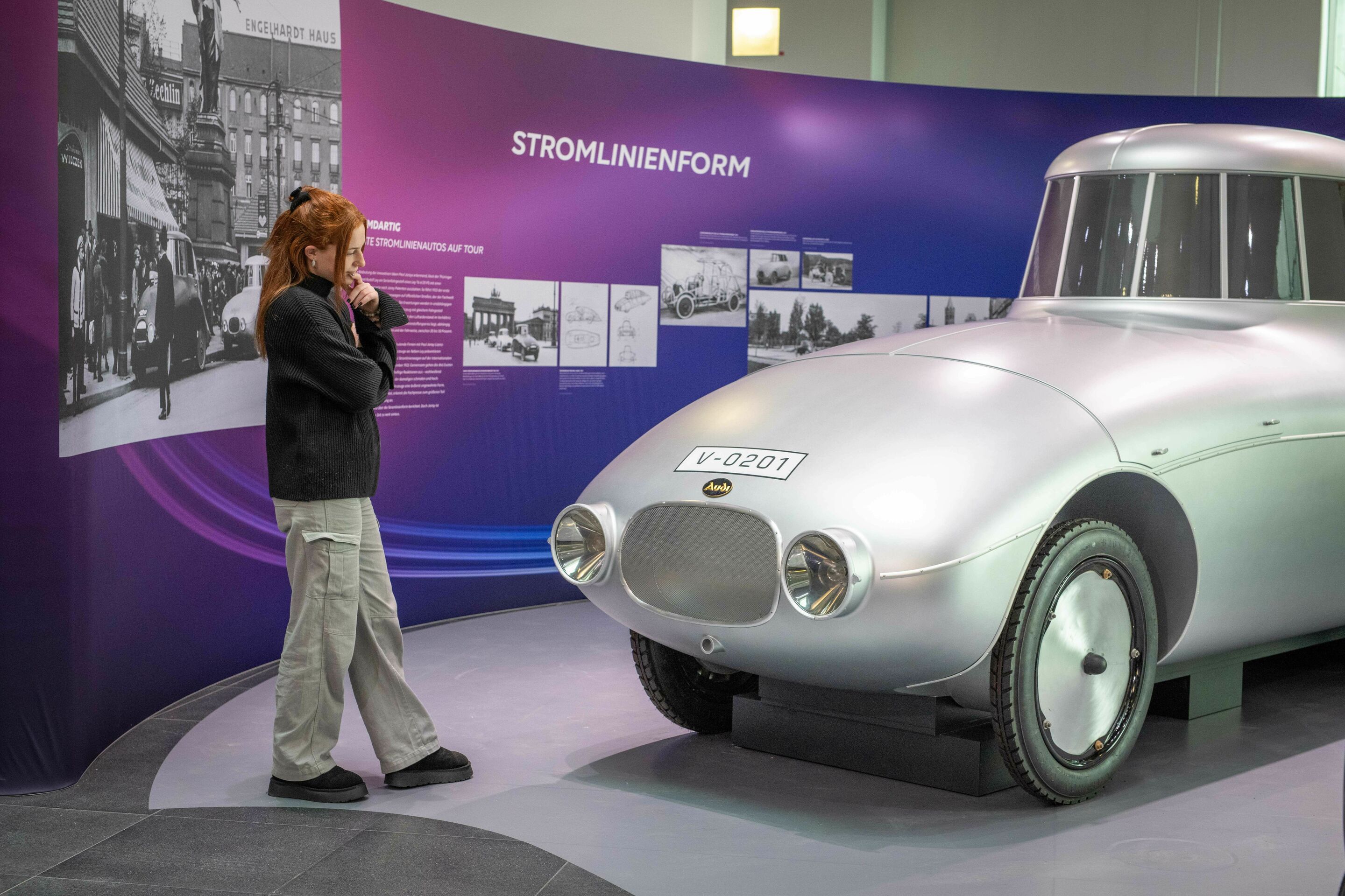 Things are going streamlined at the Audi museum mobile