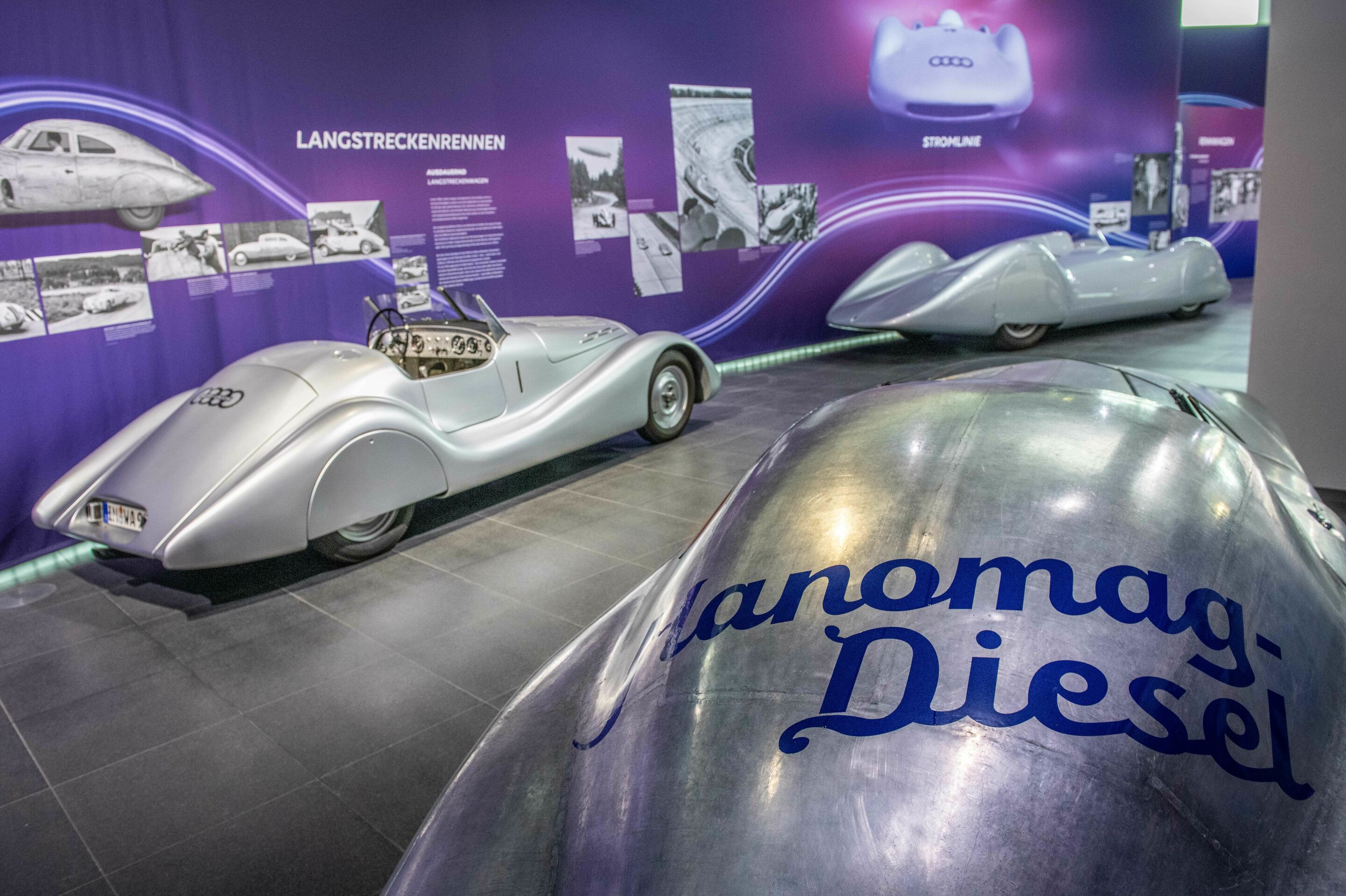 Things are going streamlined at the Audi museum mobile