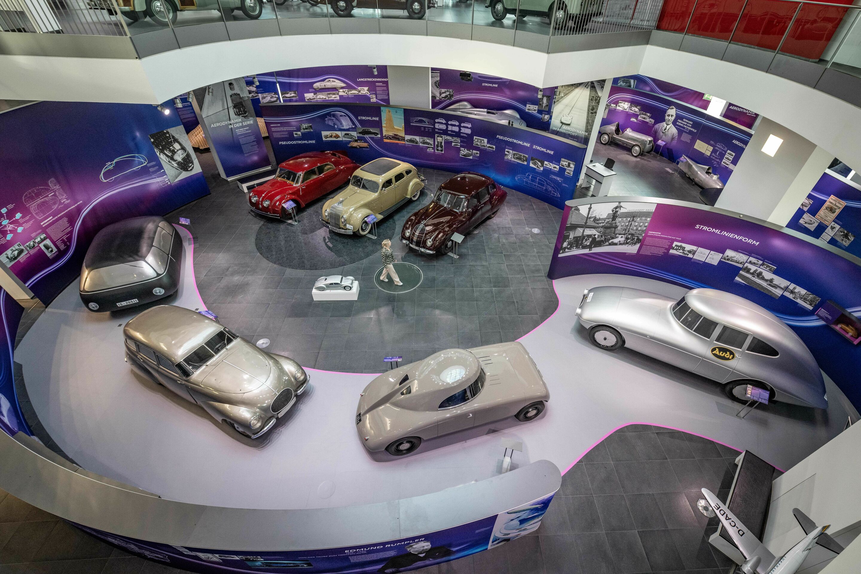 Things are going streamlined at the Audi museum mobile