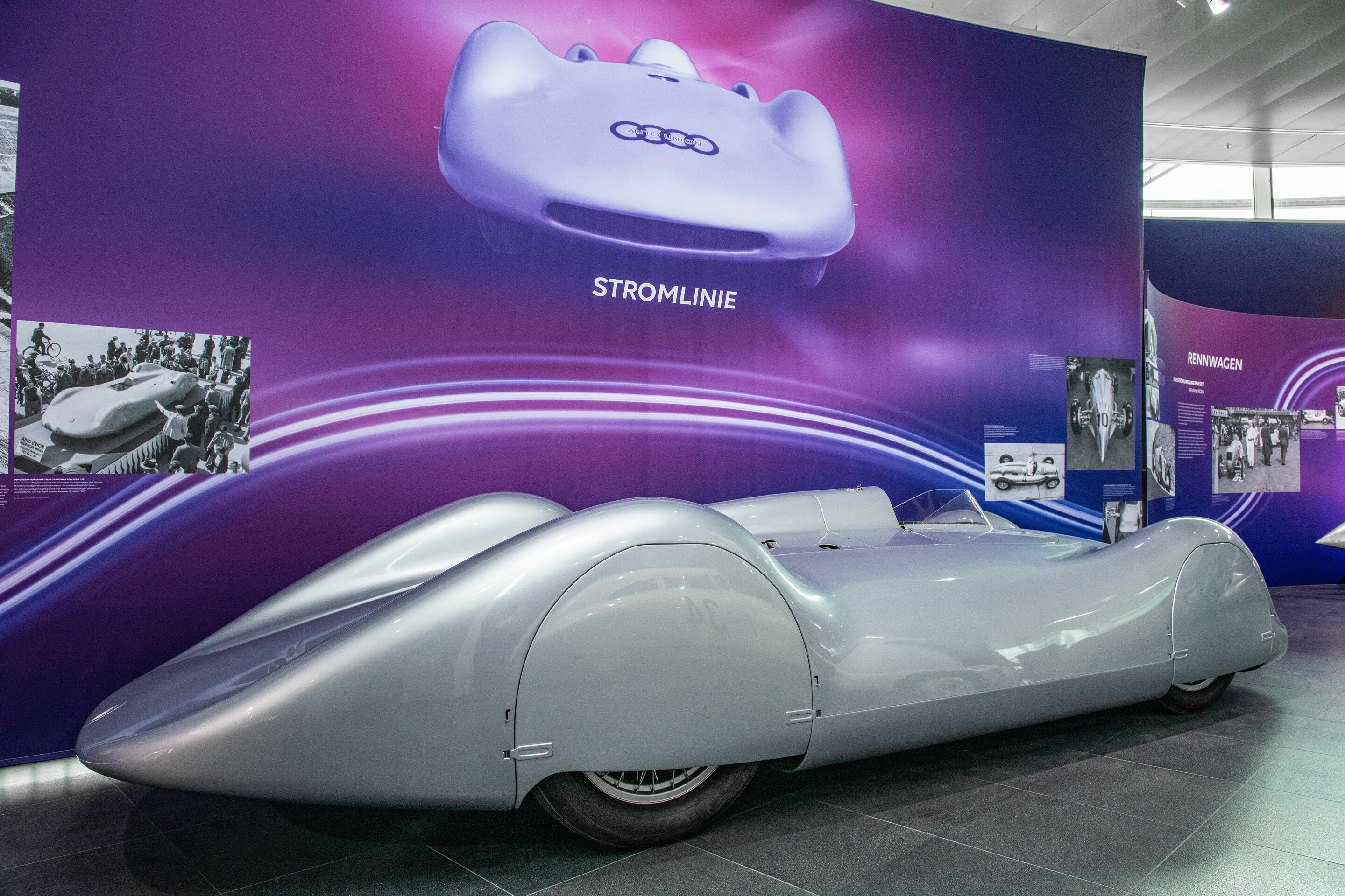 Things are going streamlined at the Audi museum mobile