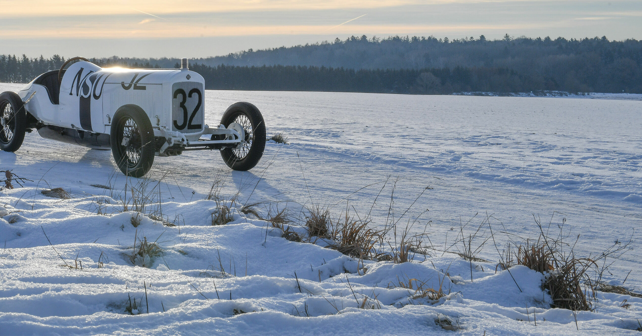 Quadruple victory for NSU Type 6/60 PS racing car at the German Grand Prix on the AVUS circuit