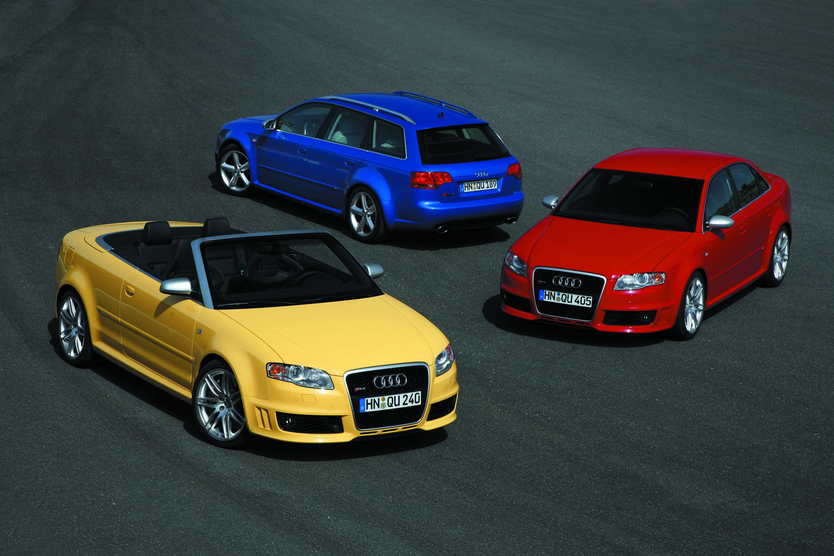 Audi RS 4 Limousine, Avant and Cabriolet, stand: 06/06