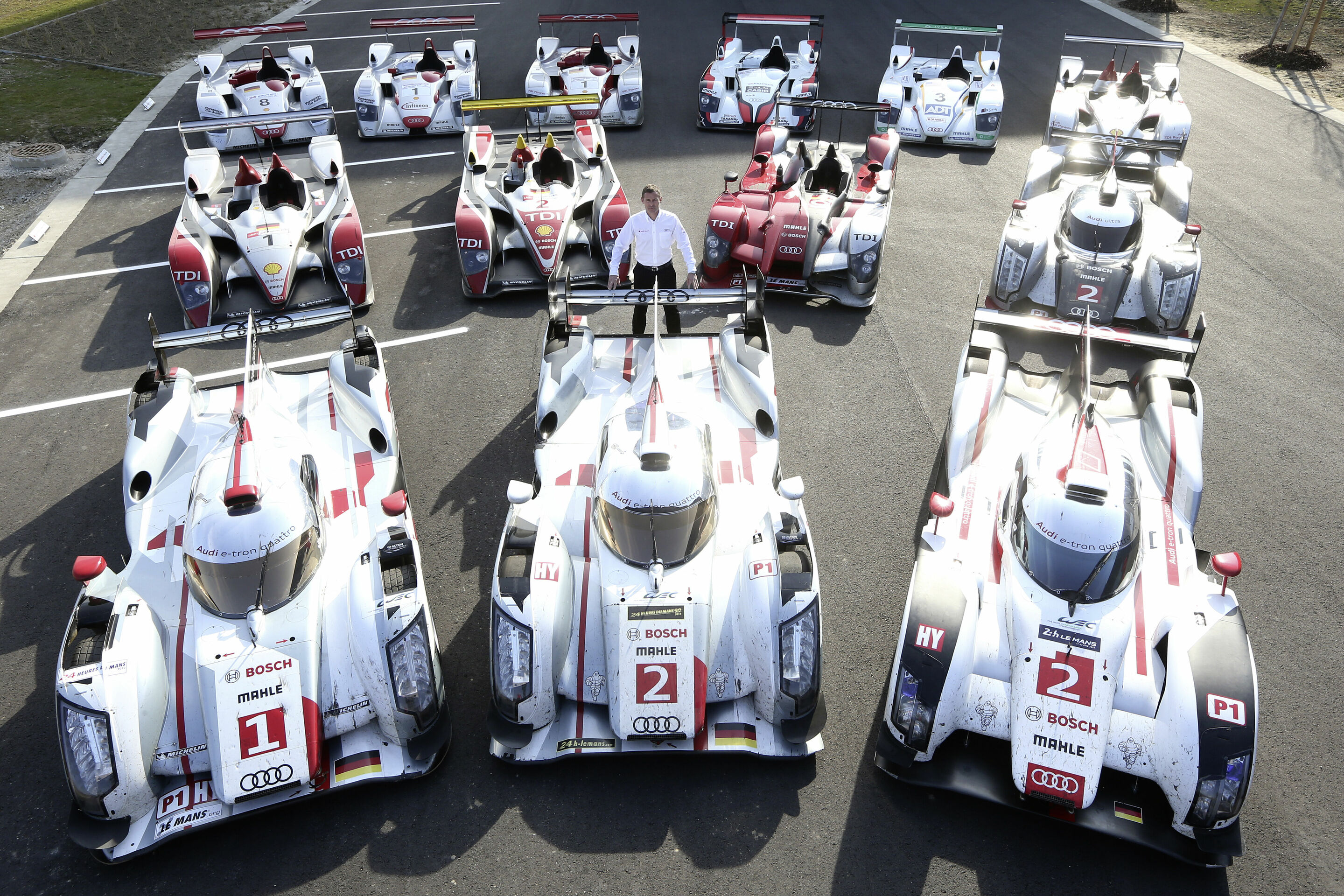 Le Mans winning Audi prototypes (2000-2014)