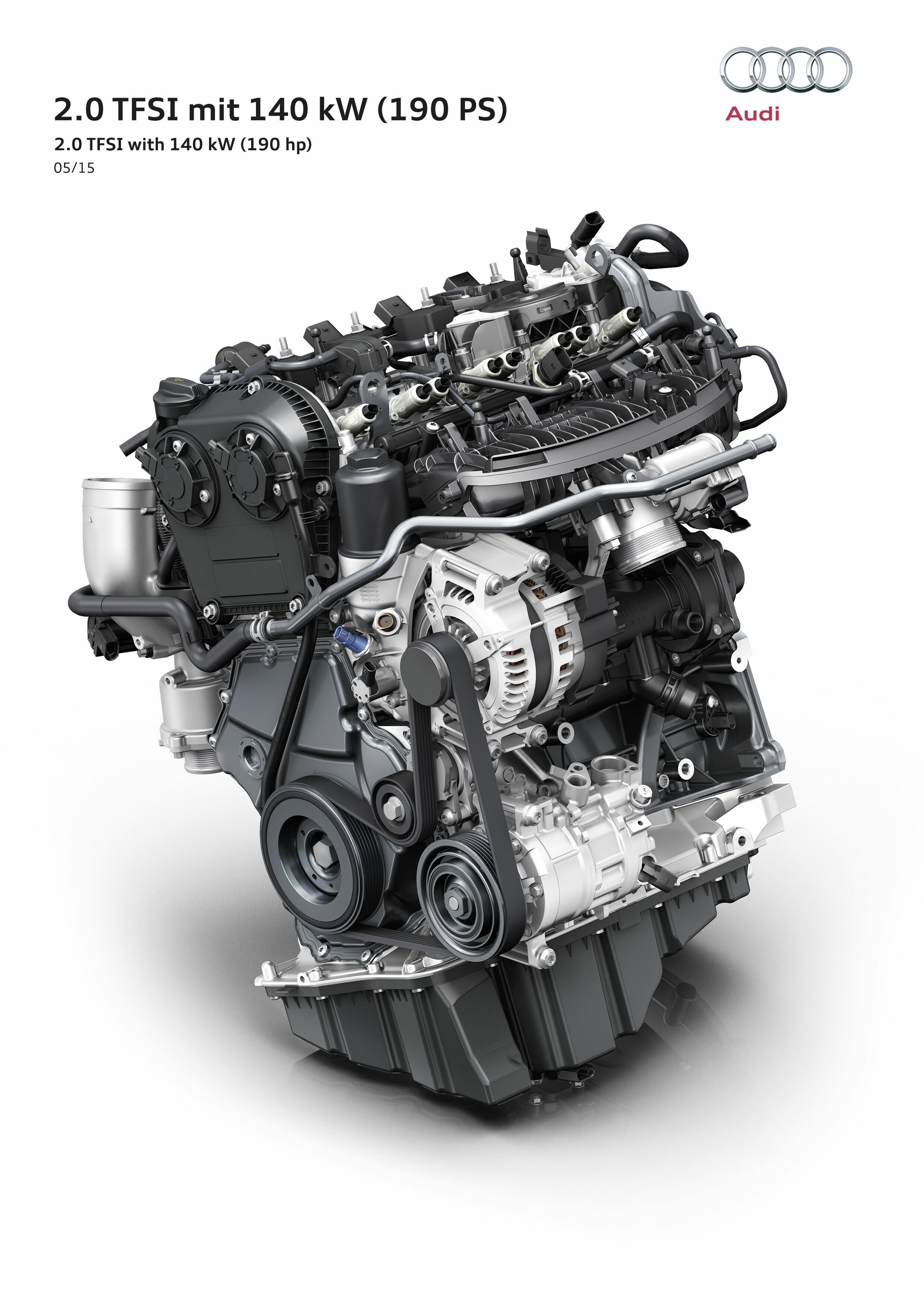 World premiere at the Vienna Motor Symposium: new high-efficiency engine from Audi