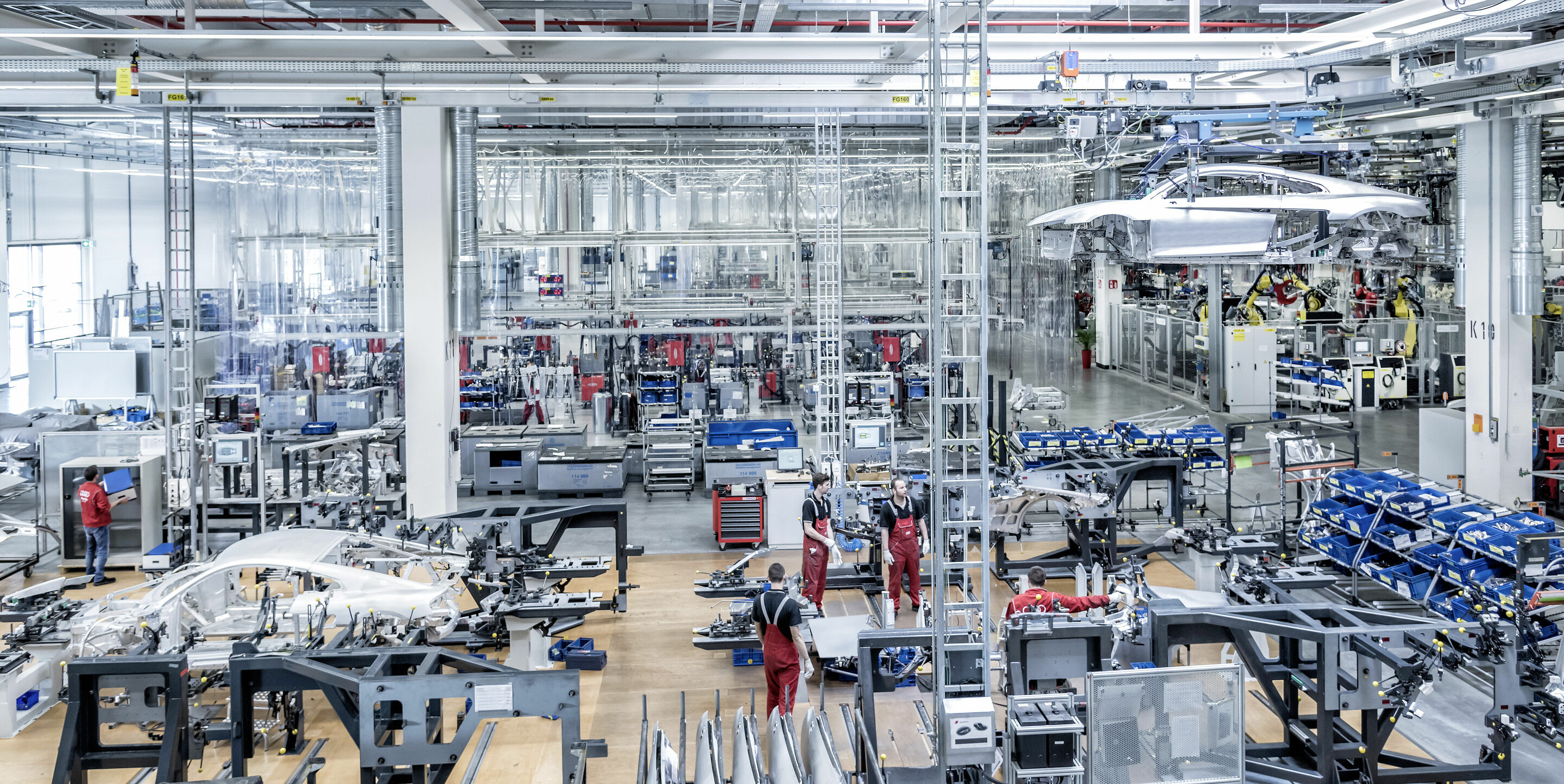 R8 Manufaktur quattro GmbH in den Audi Böllinger Höfen am Standort Neckarsulm.
