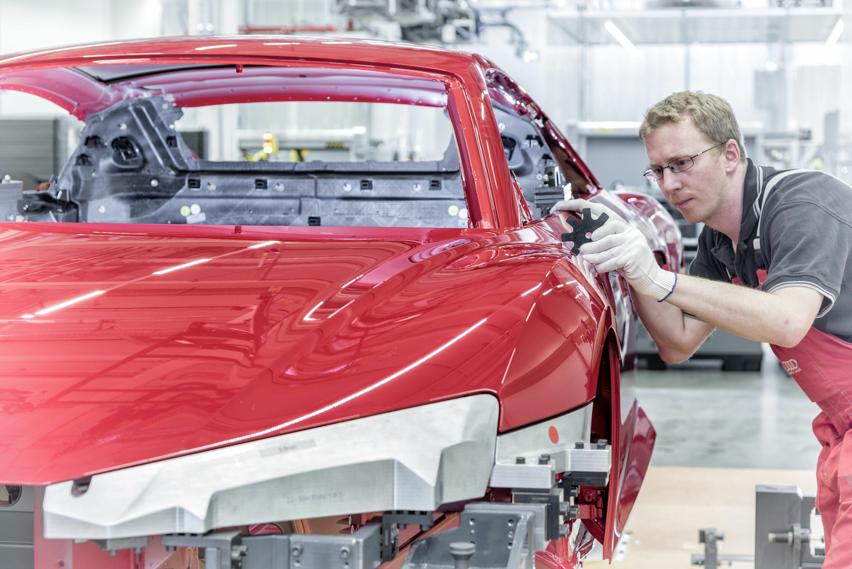 R8 Manufaktur quattro GmbH in den Audi Böllinger Höfen am Standort Neckarsulm.