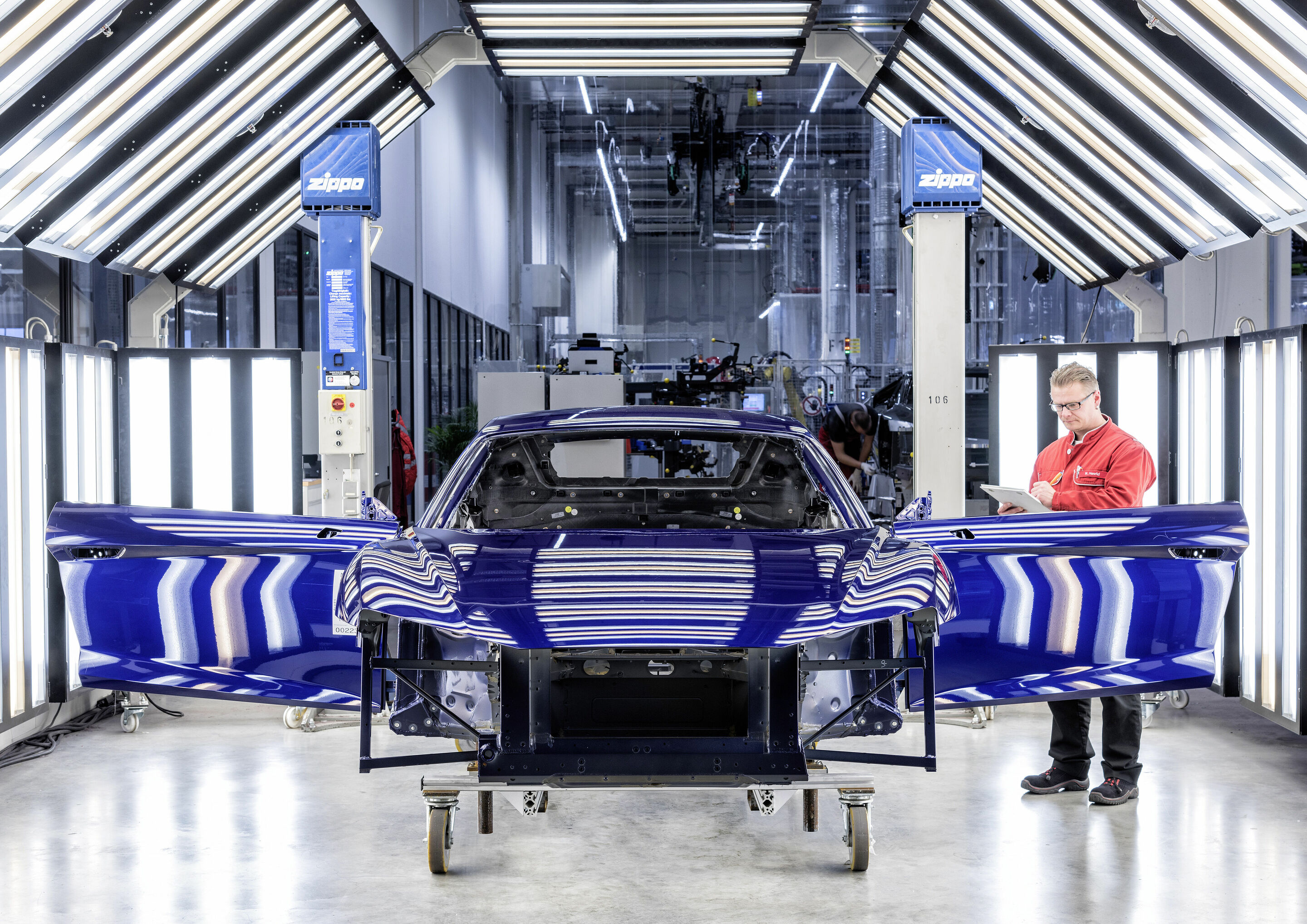 R8 Manufaktur quattro GmbH in den Audi Böllinger Höfen am Standort Neckarsulm.