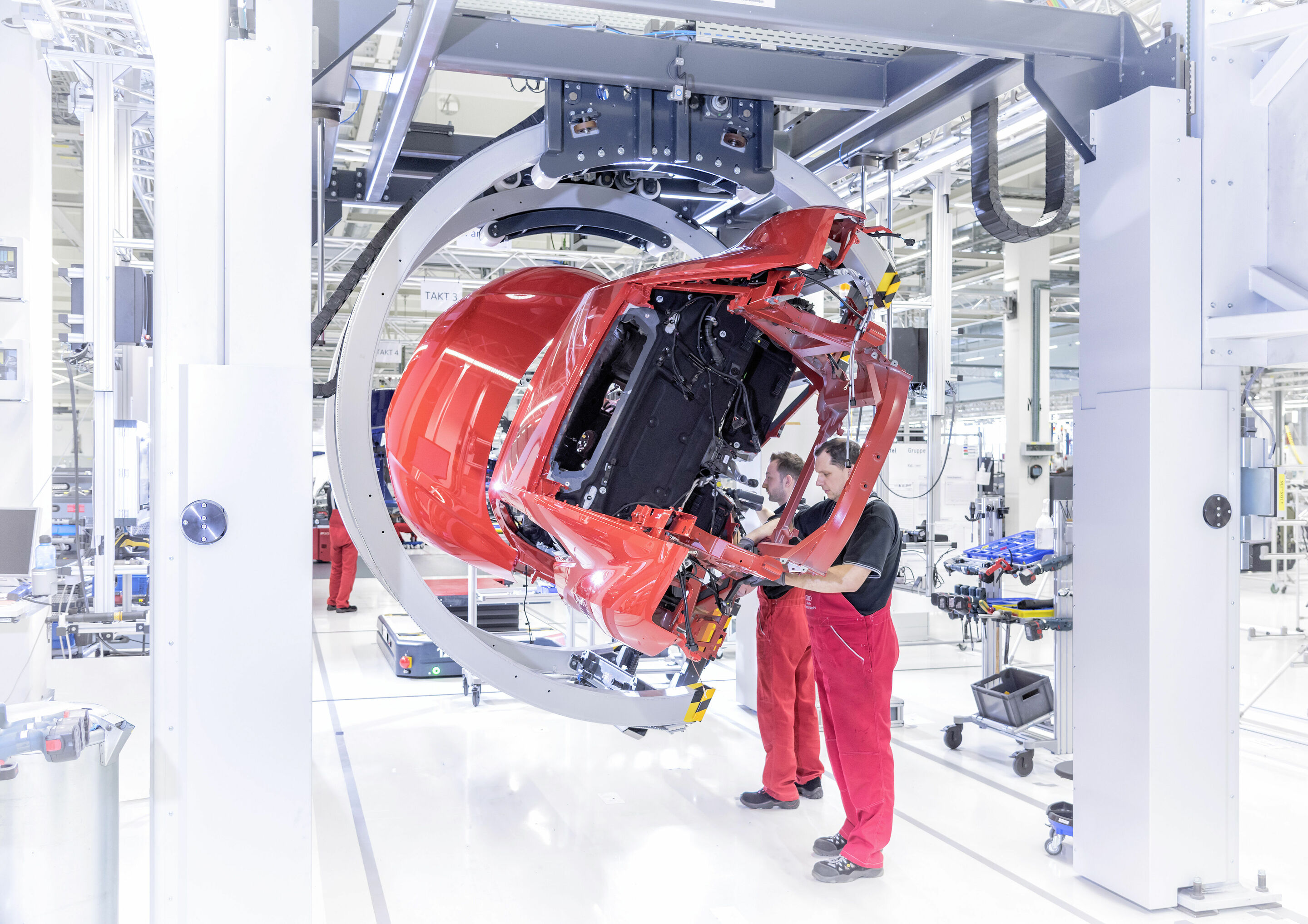R8 Manufaktur quattro GmbH in den Audi Böllinger Höfen am Standort Neckarsulm.