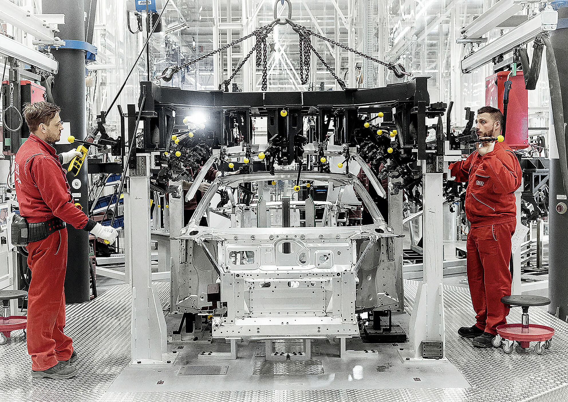R8 Manufaktur quattro GmbH in den Audi Böllinger Höfen am Standort Neckarsulm.