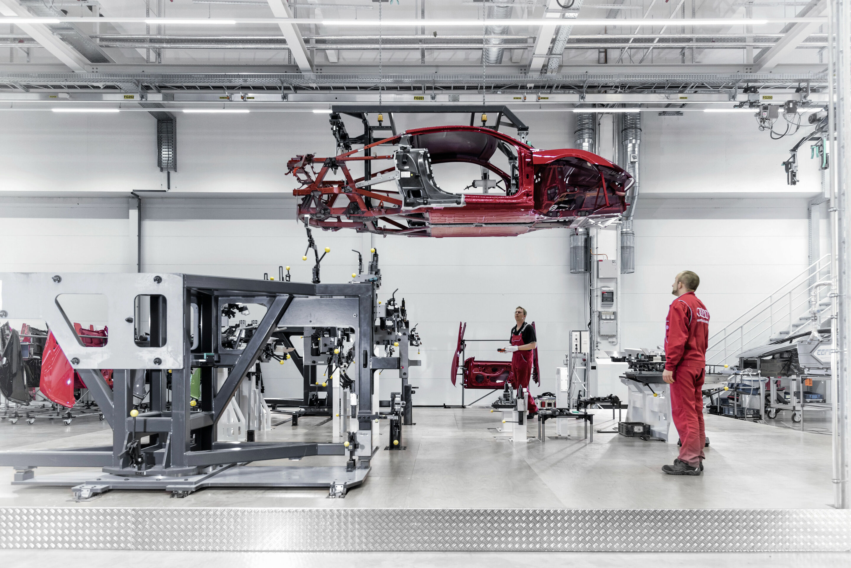 R8 Manufaktur quattro GmbH in den Audi Böllinger Höfen am Standort Neckarsulm.