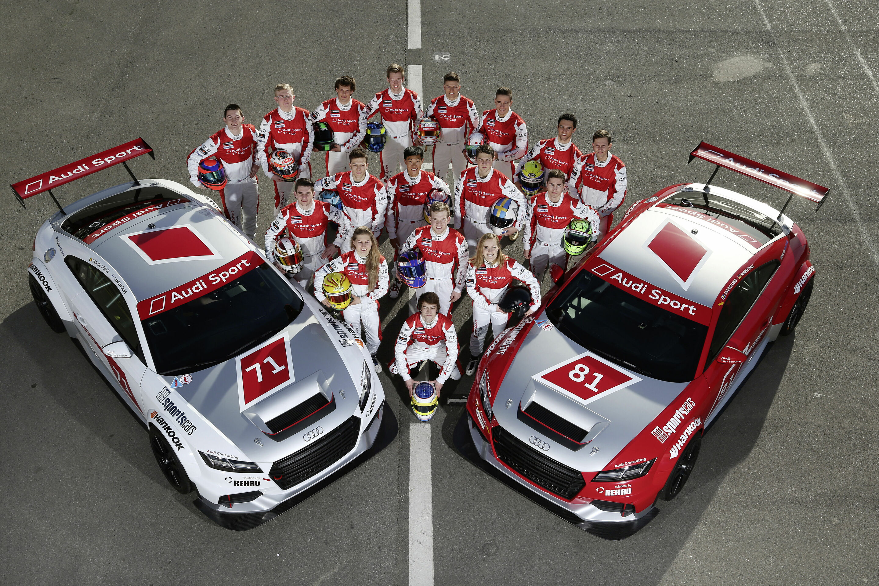 Audi Sport TT Cup starters