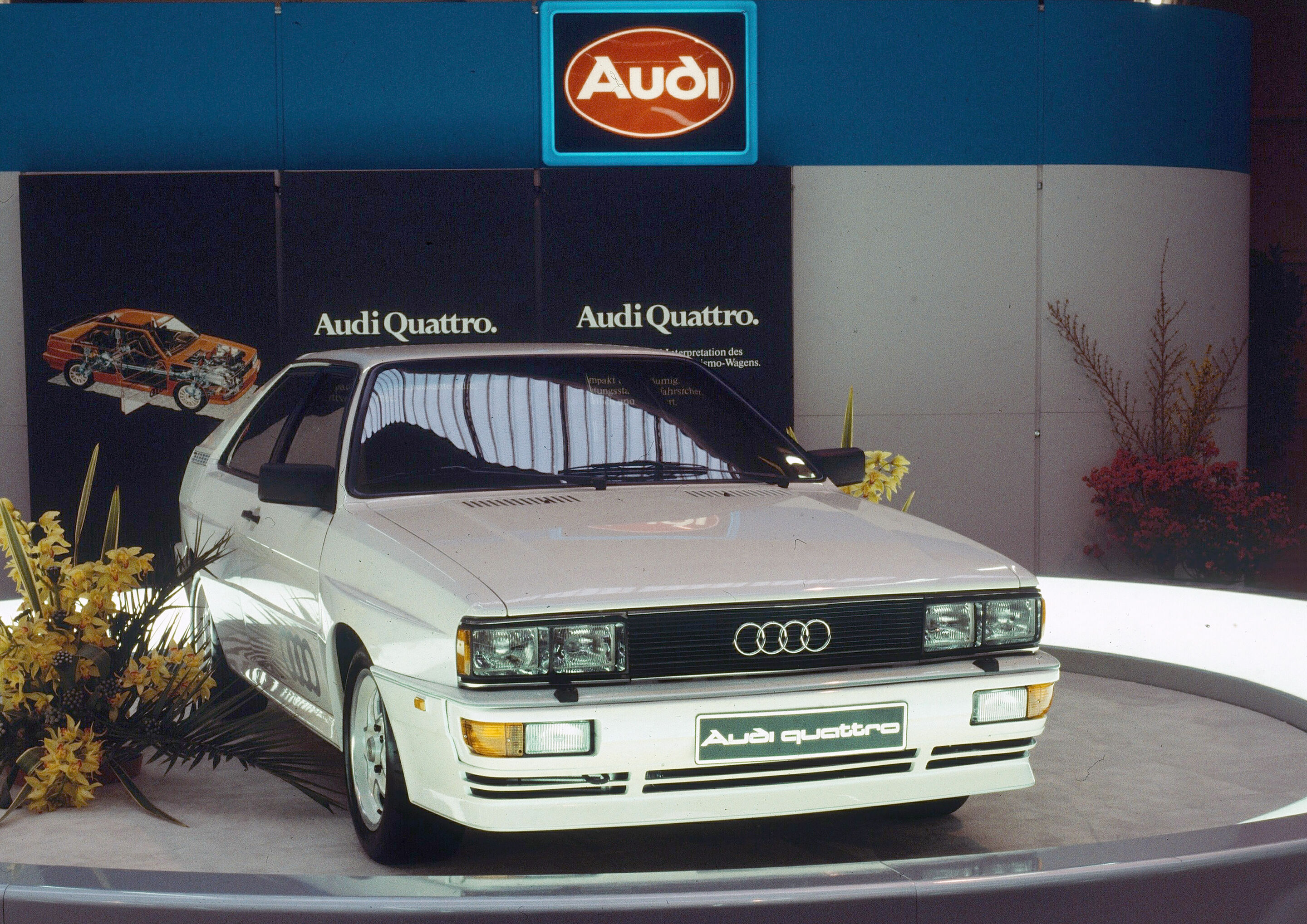Audi quattro (B2), Baujahr 1980 (Automobilsalon Genf)